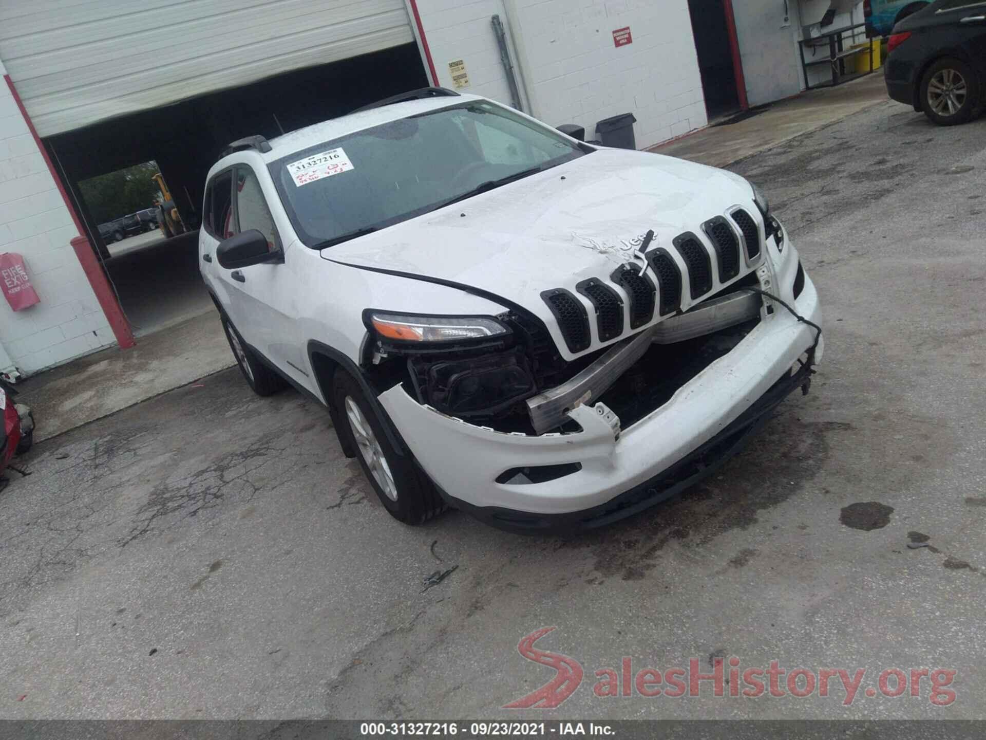 1C4PJLAB6GW288448 2016 JEEP CHEROKEE