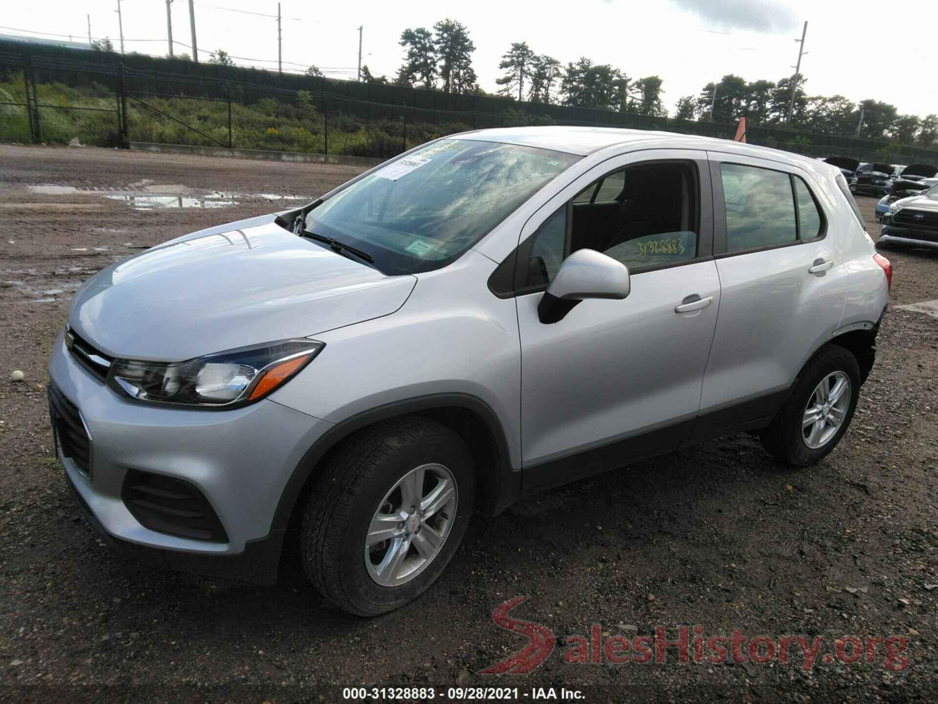 3GNCJNSB2KL186188 2019 CHEVROLET TRAX