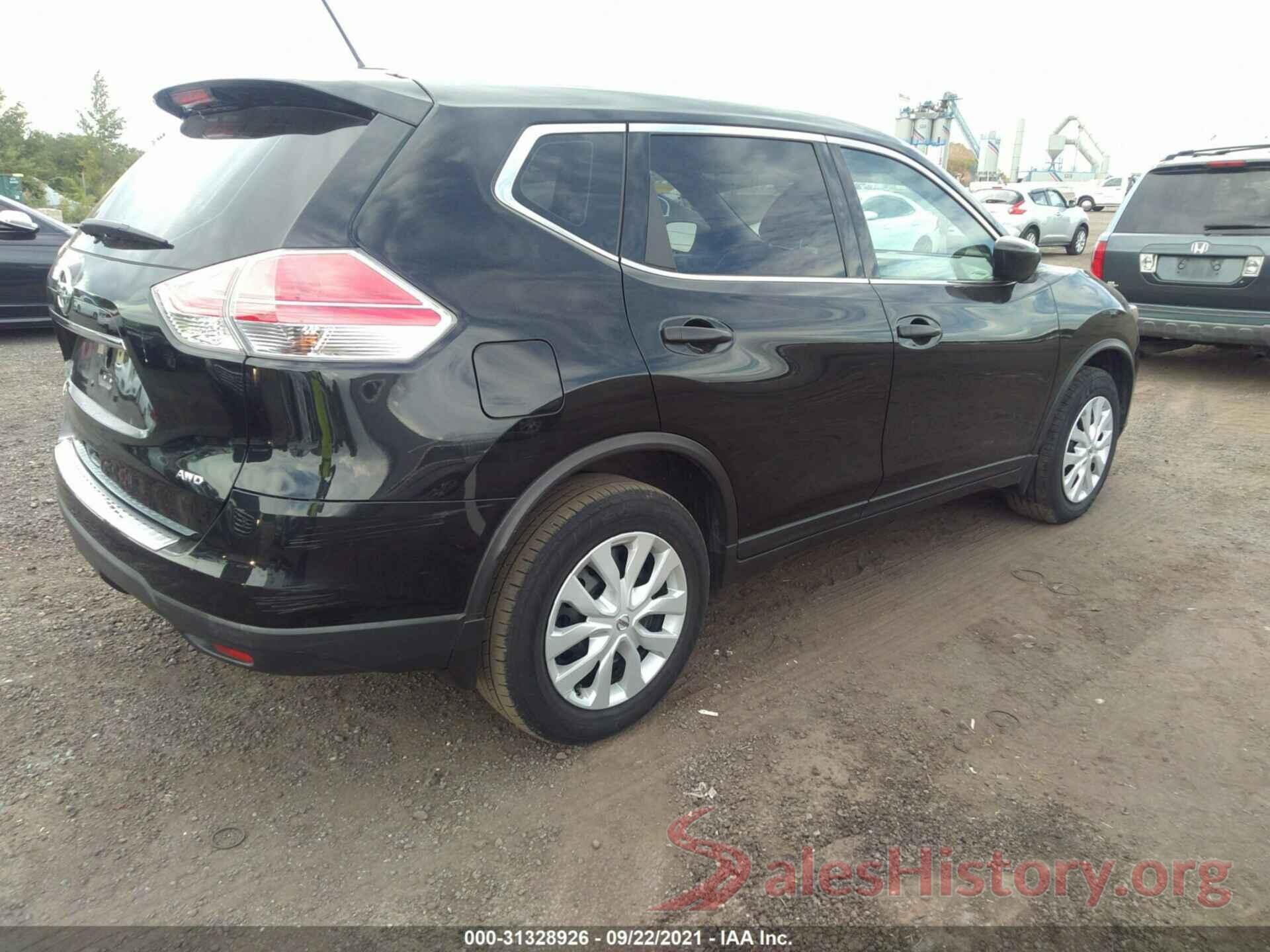 KNMAT2MVXGP715639 2016 NISSAN ROGUE