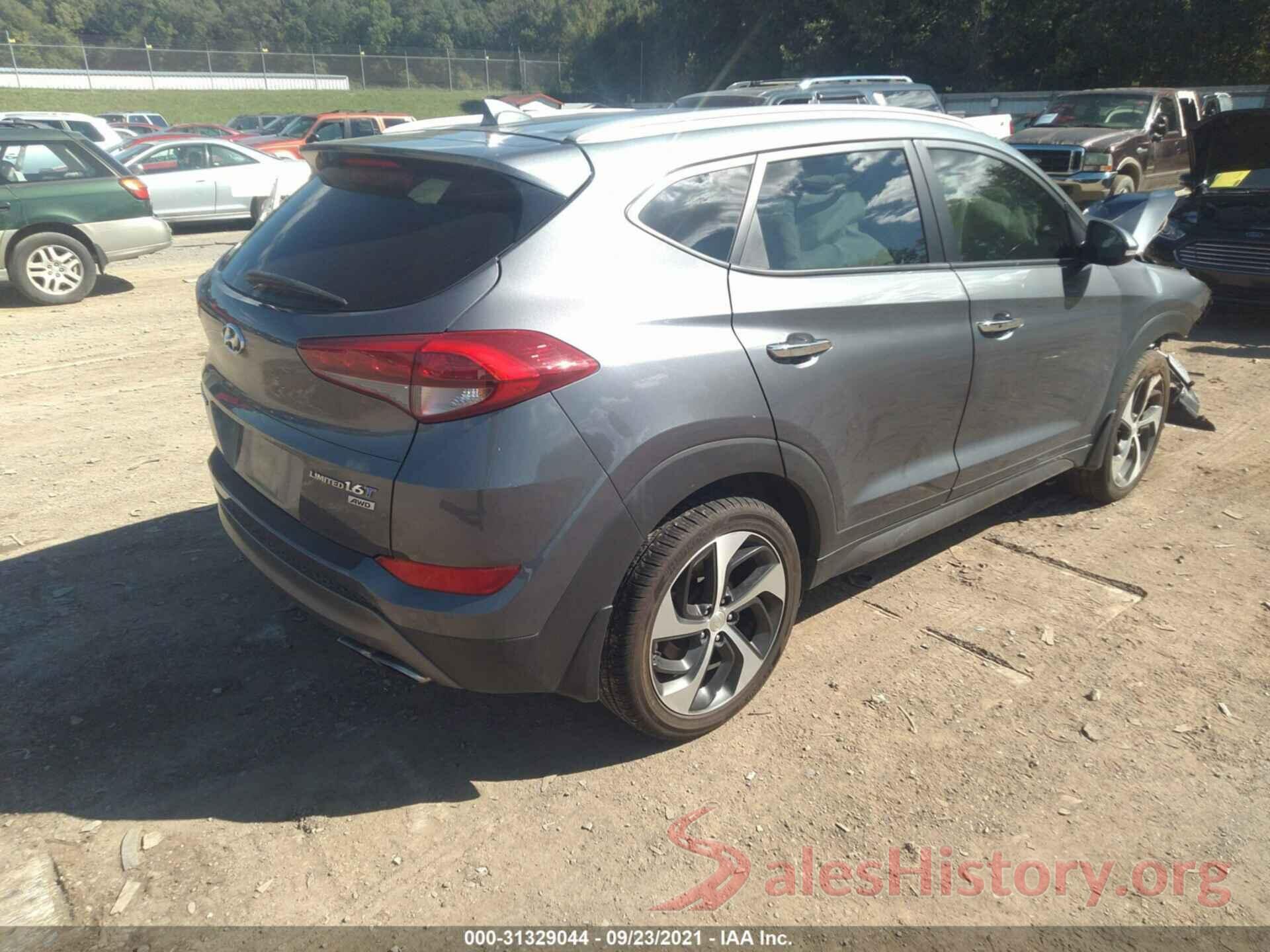 KM8J3CA24GU210810 2016 HYUNDAI TUCSON