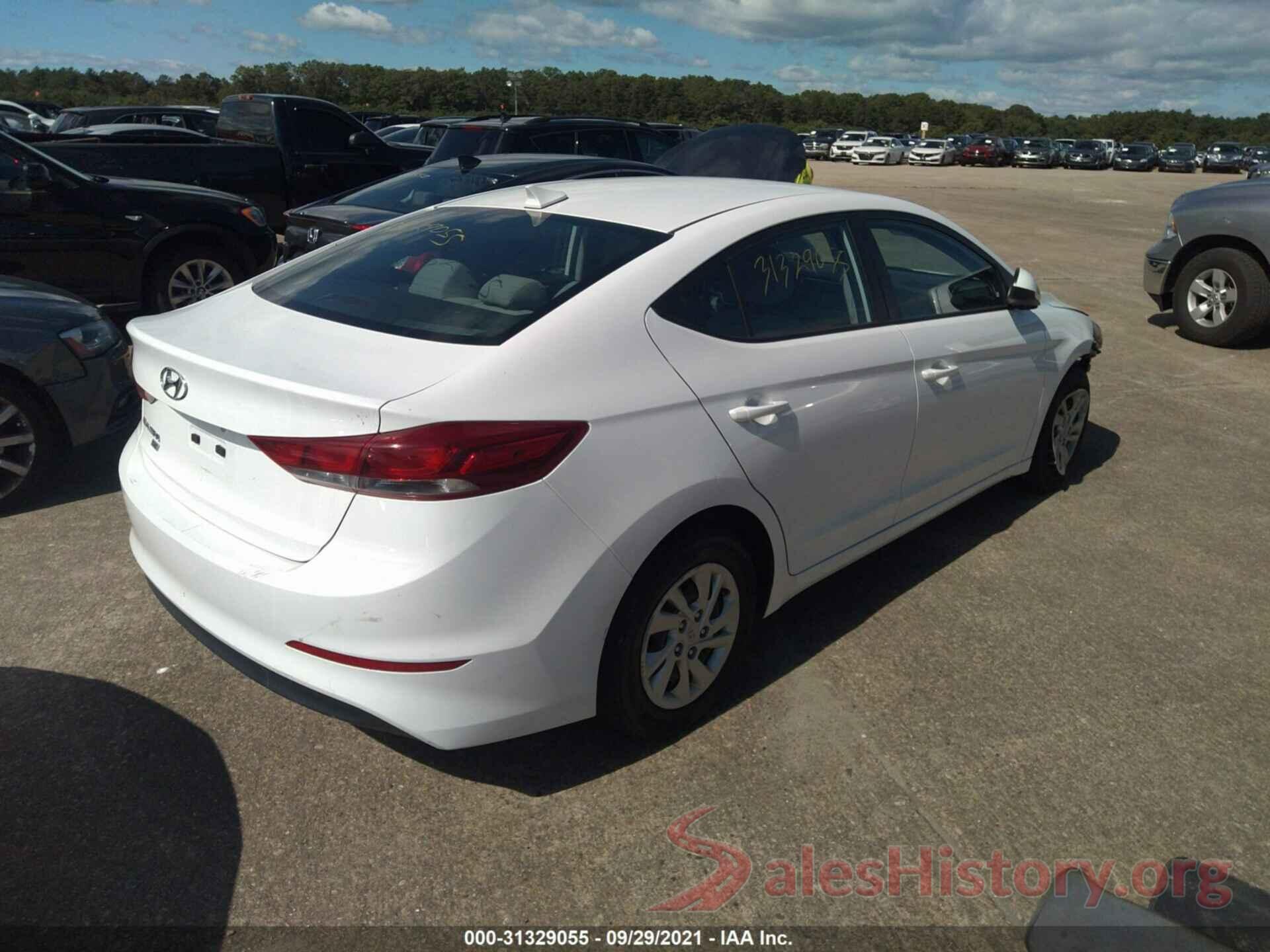 5NPD74LF2HH171657 2017 HYUNDAI ELANTRA