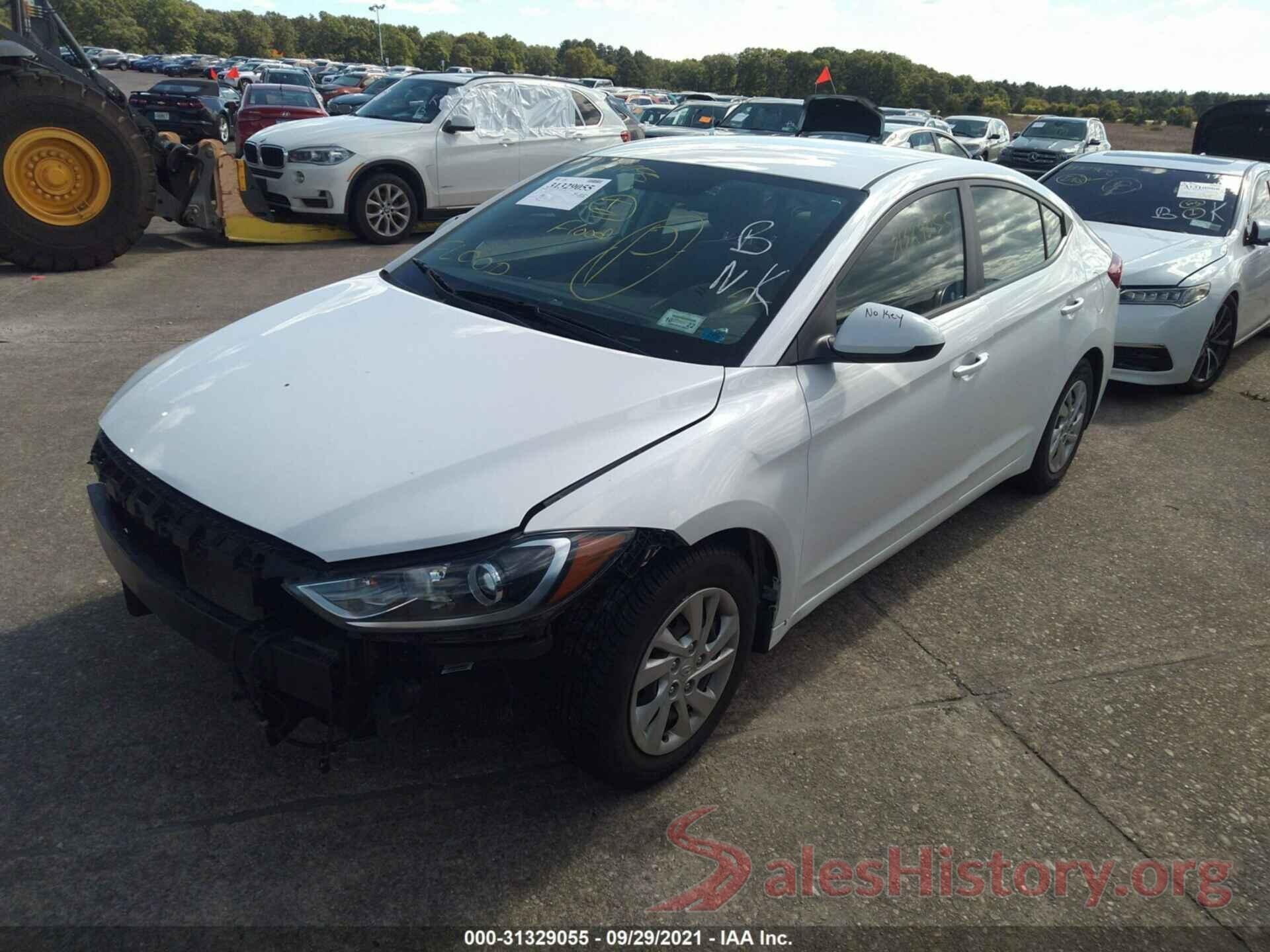 5NPD74LF2HH171657 2017 HYUNDAI ELANTRA