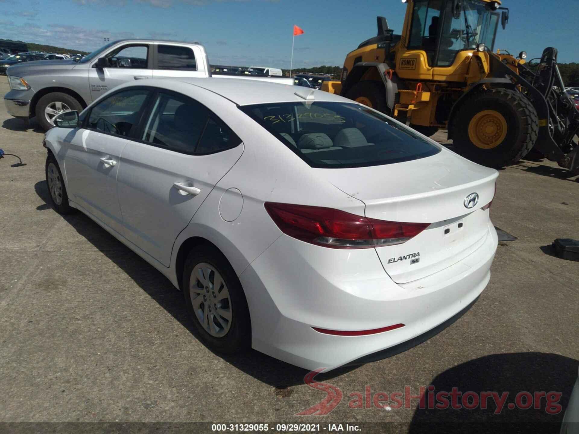 5NPD74LF2HH171657 2017 HYUNDAI ELANTRA