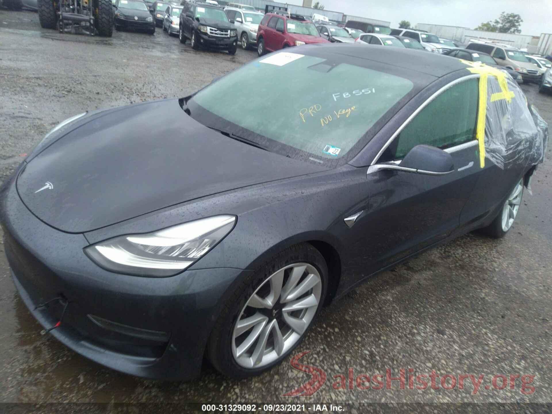 5YJ3E1EB0KF205837 2019 TESLA MODEL 3