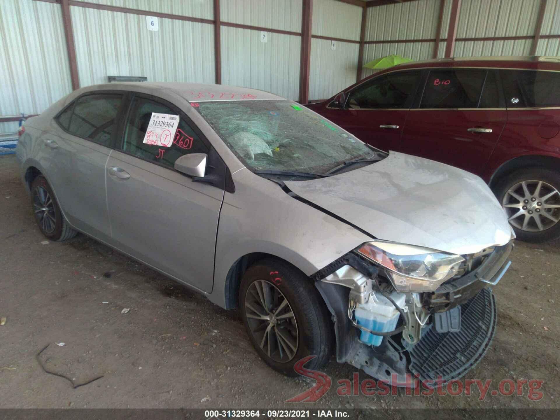 5YFBURHE1GP544850 2016 TOYOTA COROLLA