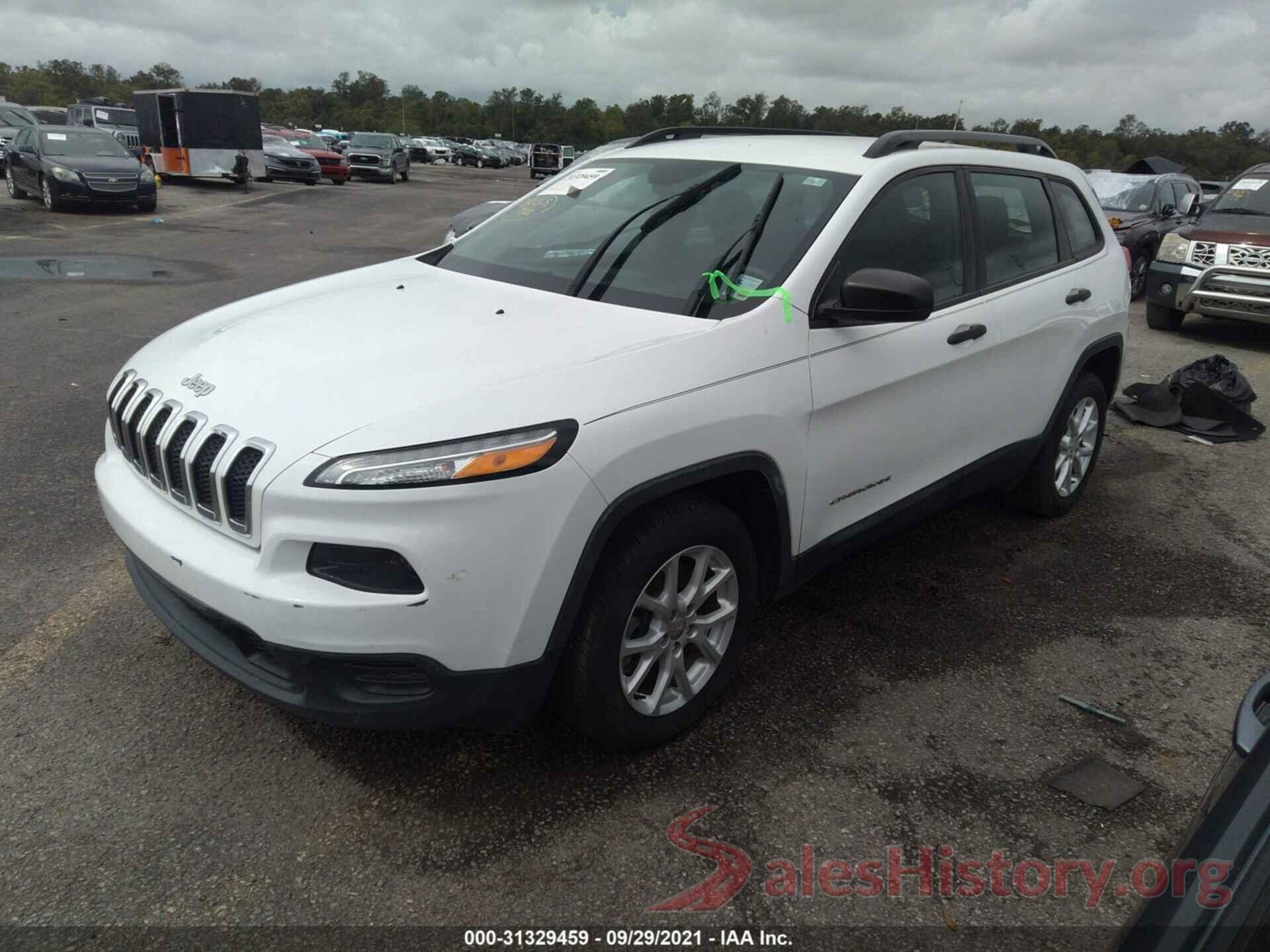 1C4PJLAB5GW107727 2016 JEEP CHEROKEE