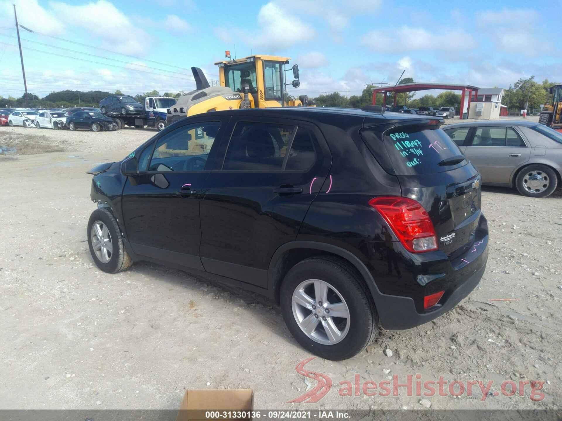 3GNCJKSB7LL297593 2020 CHEVROLET TRAX