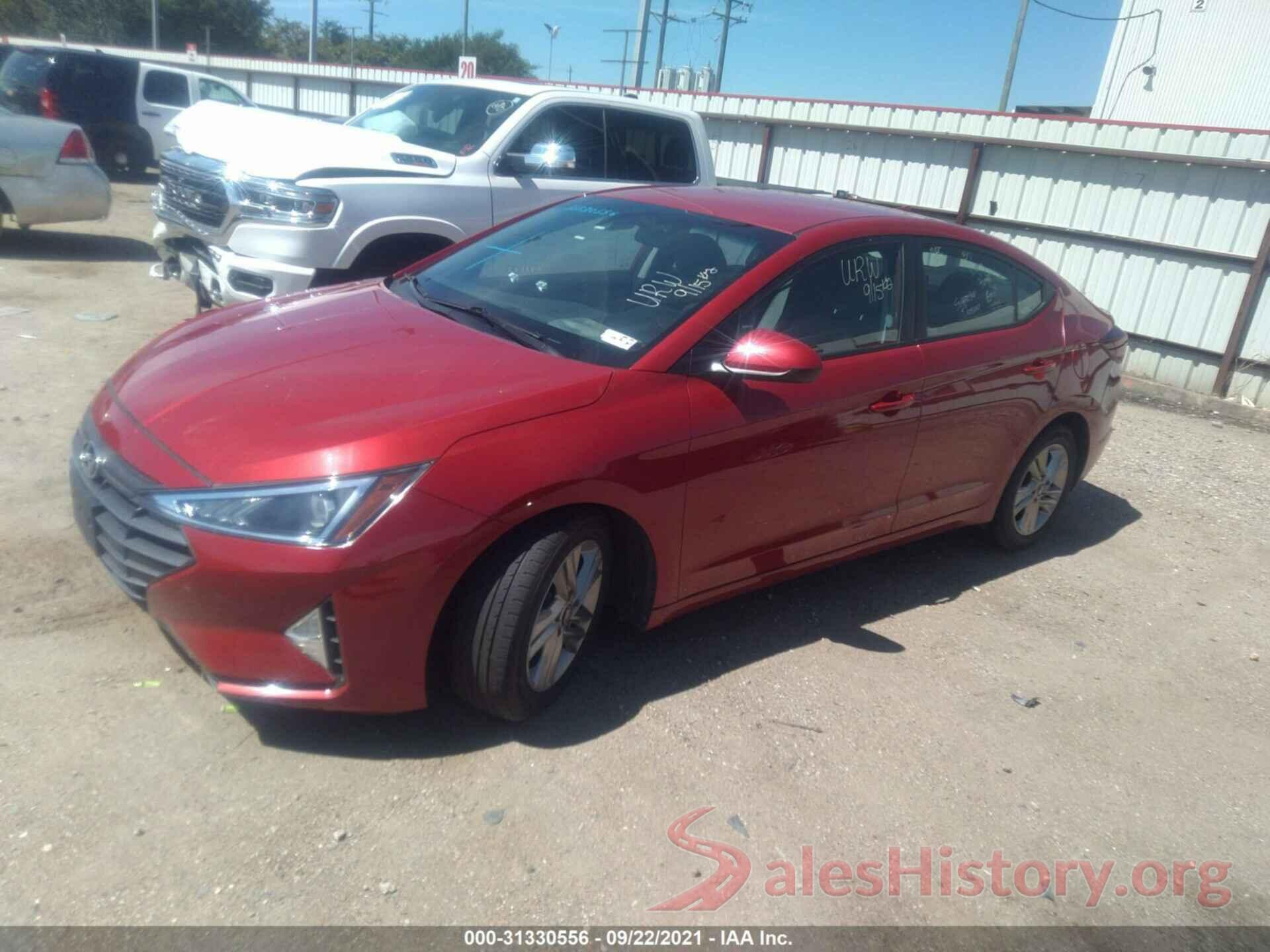 5NPD84LFXKH460614 2019 HYUNDAI ELANTRA