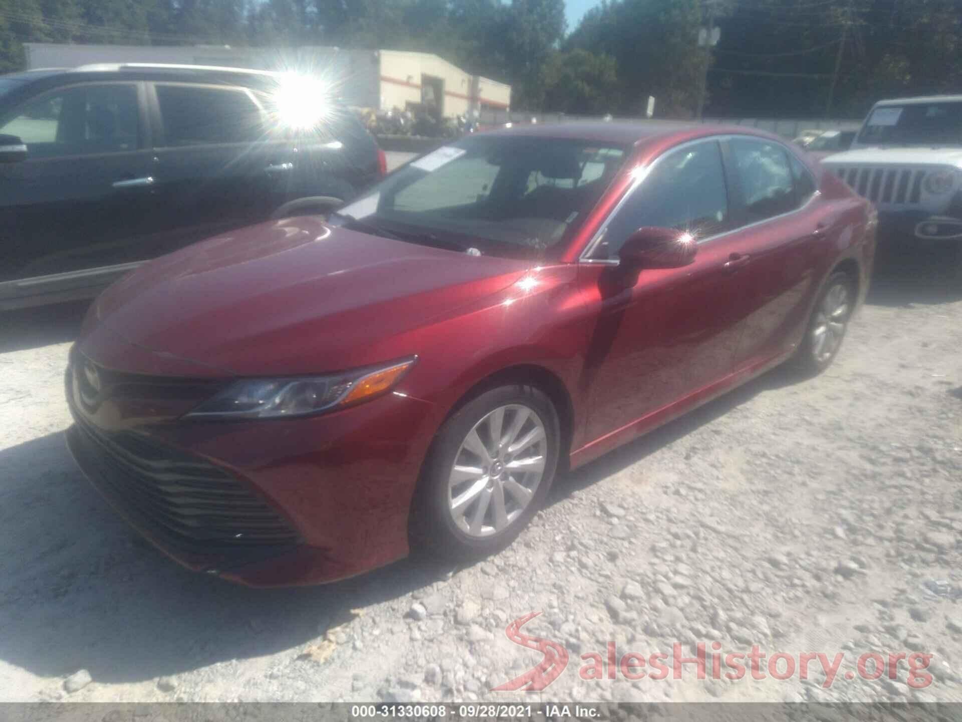 4T1B11HK9KU680814 2019 TOYOTA CAMRY