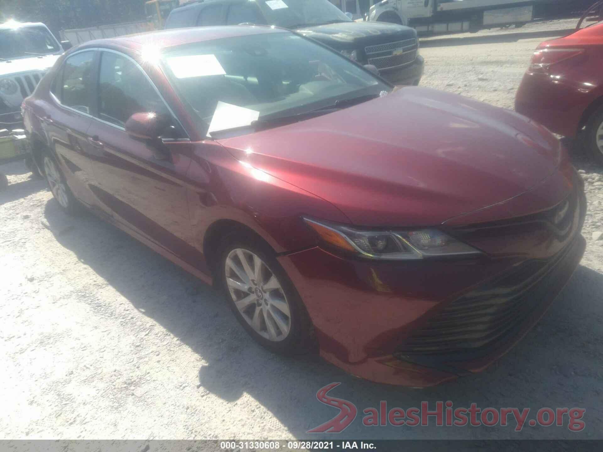 4T1B11HK9KU680814 2019 TOYOTA CAMRY