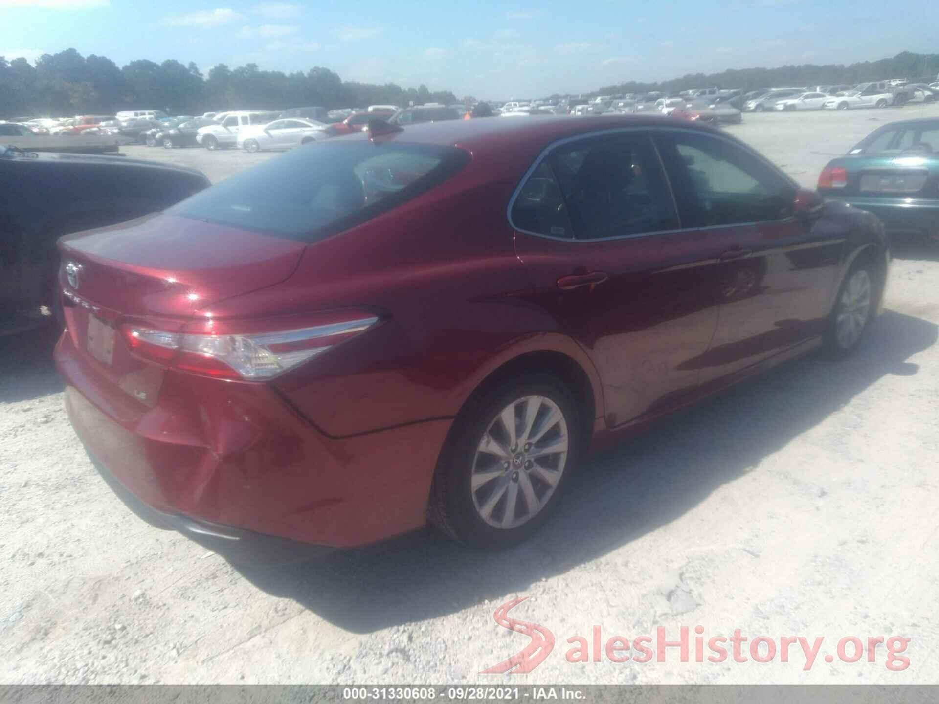 4T1B11HK9KU680814 2019 TOYOTA CAMRY