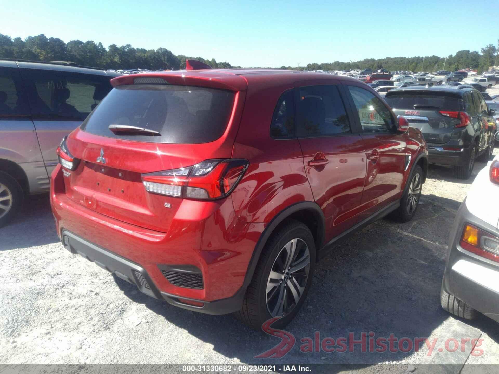 JA4APVAU4MU013678 2021 MITSUBISHI OUTLANDER SPORT