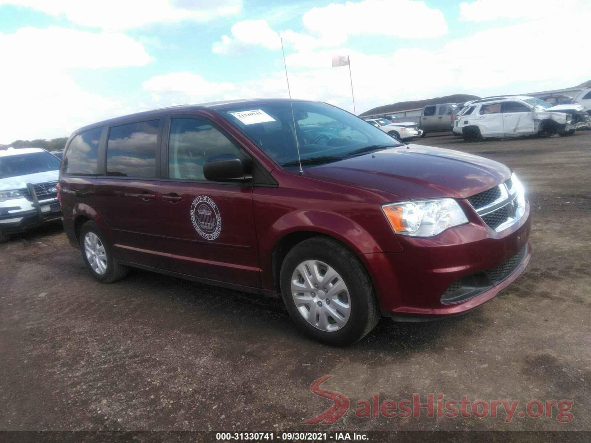 2C4RDGBG0HR836343 2017 DODGE GRAND CARAVAN