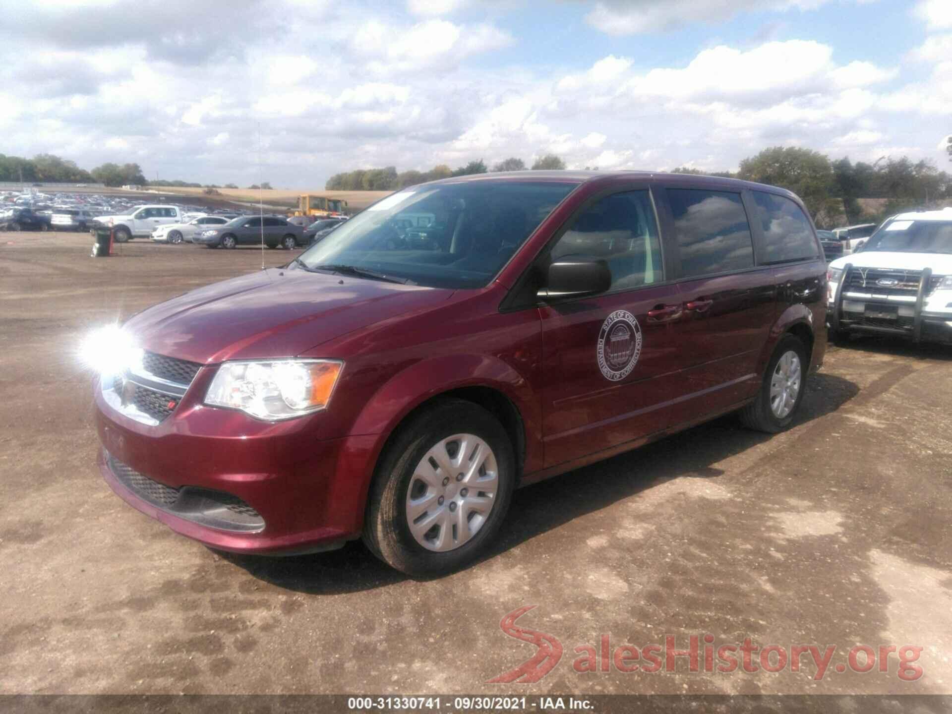 2C4RDGBG0HR836343 2017 DODGE GRAND CARAVAN