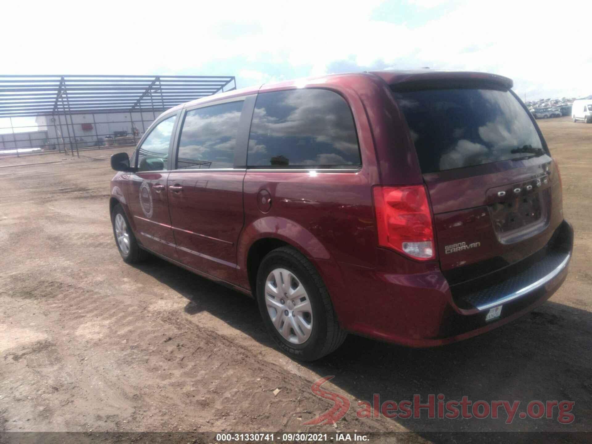 2C4RDGBG0HR836343 2017 DODGE GRAND CARAVAN