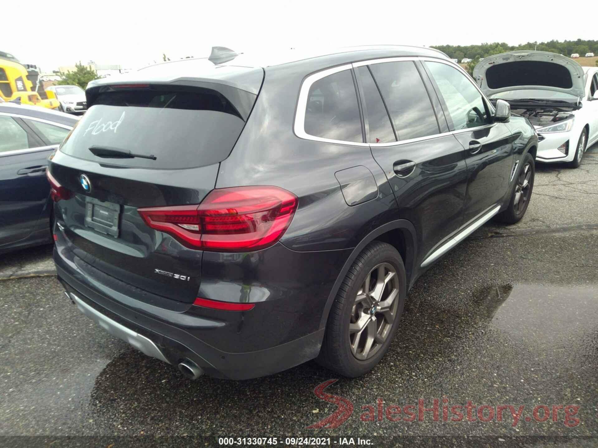 5UXTY5C02M9F57543 2021 BMW X3