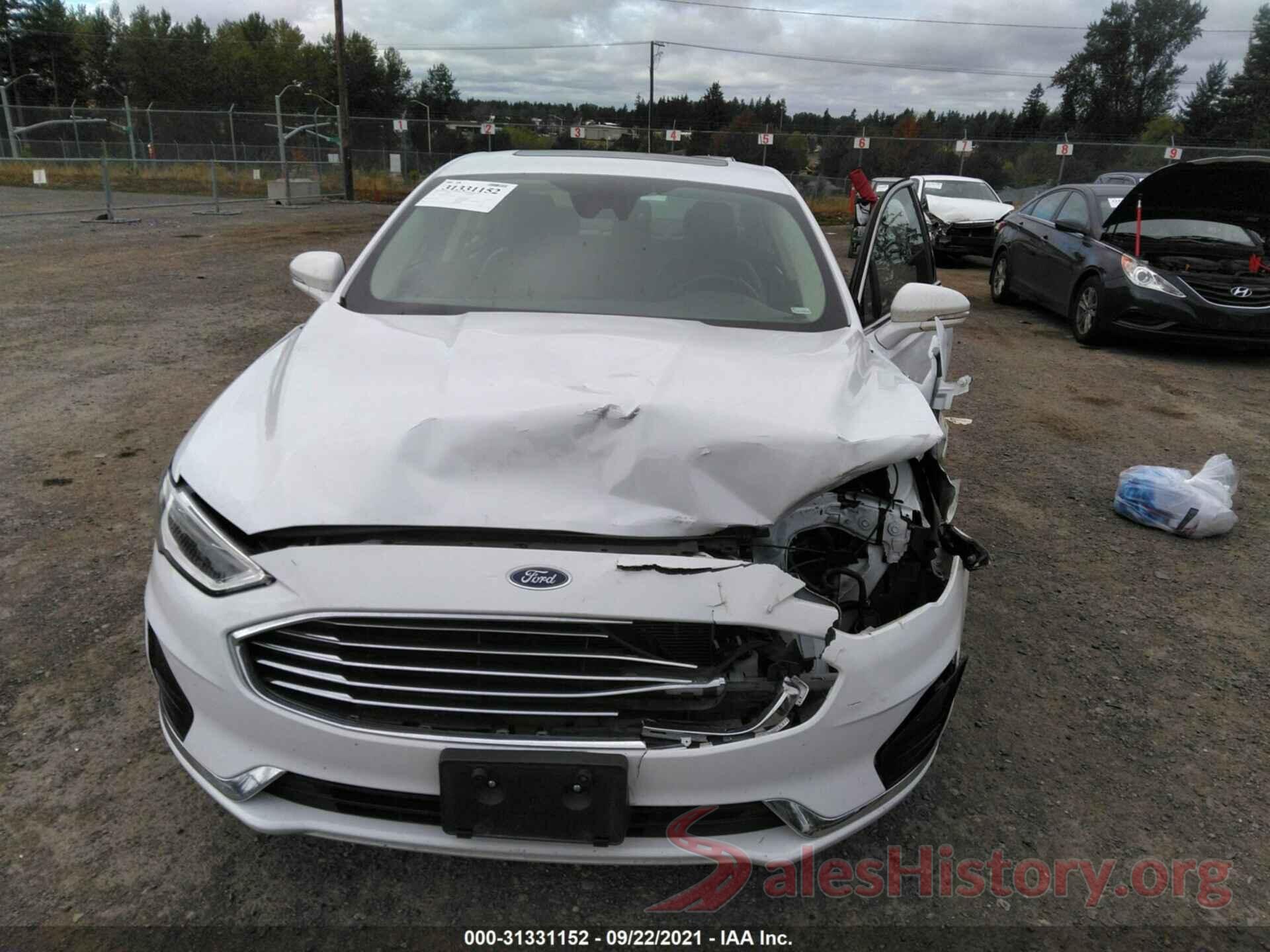 3FA6P0CD4KR237314 2019 FORD FUSION