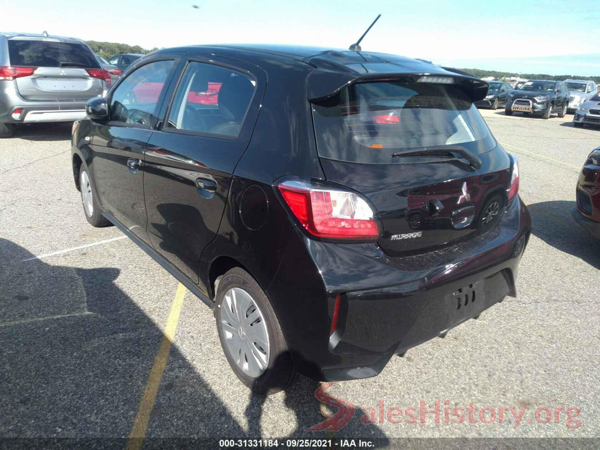 ML32AUHJ4MH008381 2021 MITSUBISHI MIRAGE