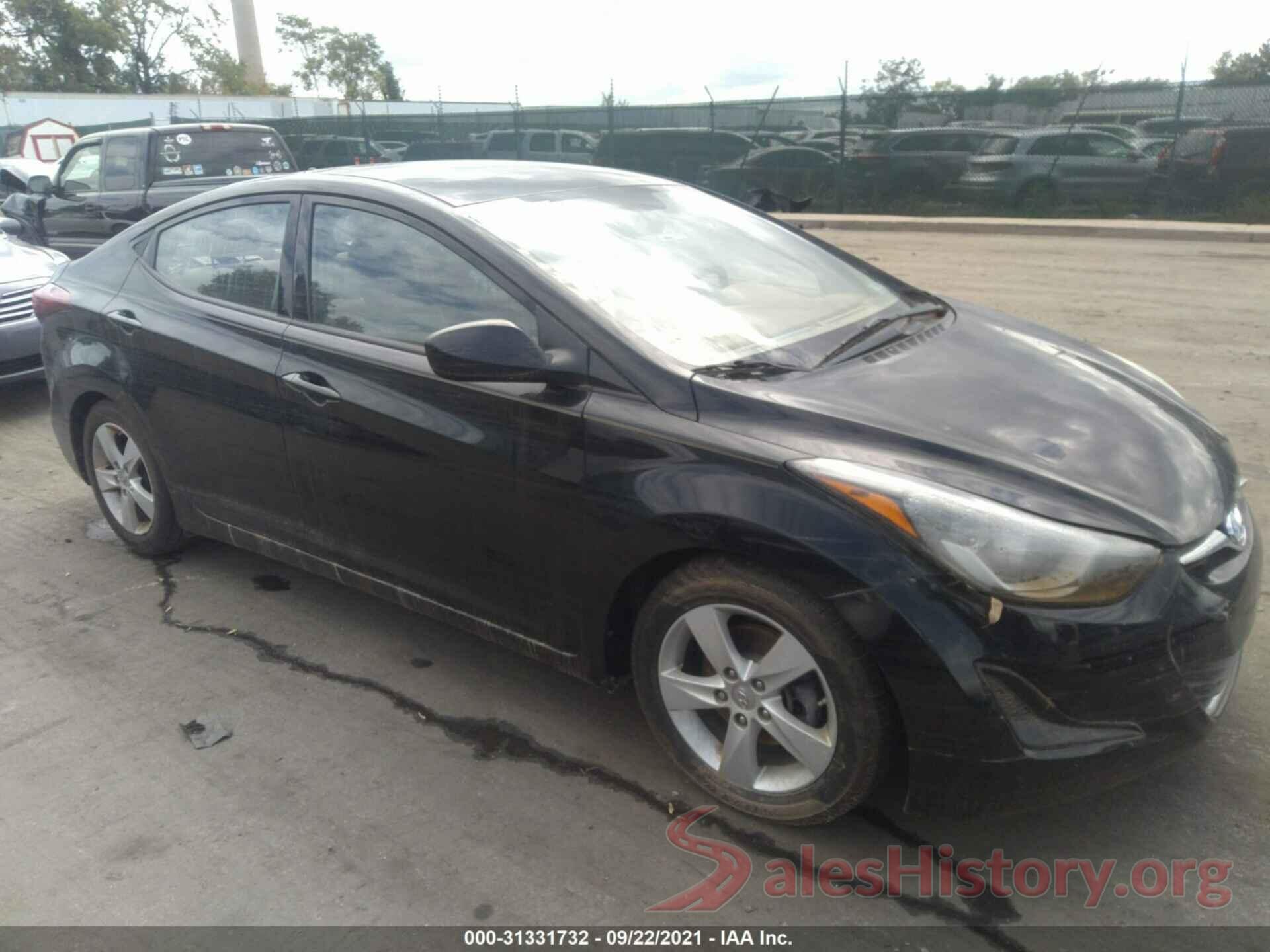 KMHDH4AE3GU583593 2016 HYUNDAI ELANTRA