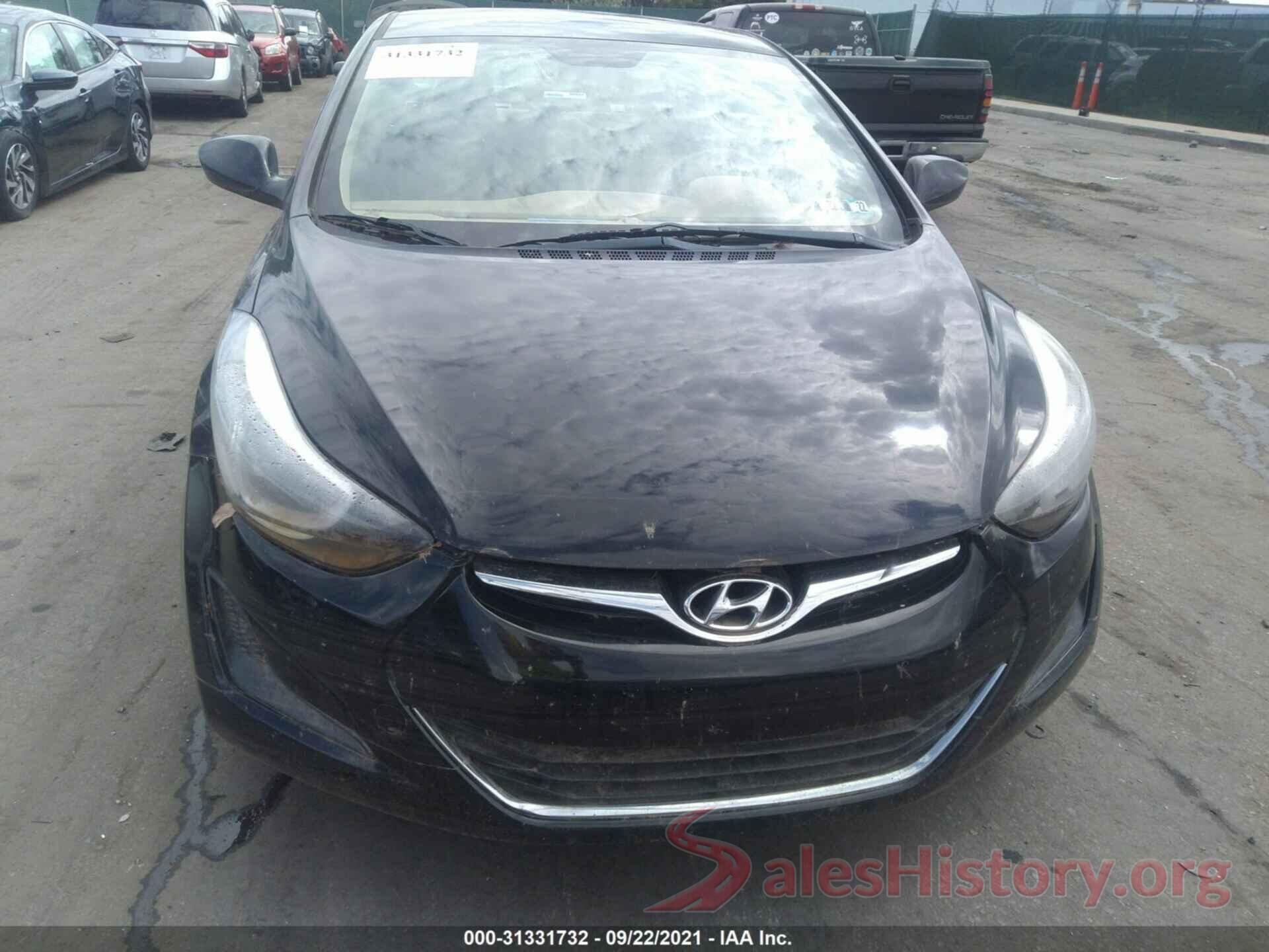 KMHDH4AE3GU583593 2016 HYUNDAI ELANTRA