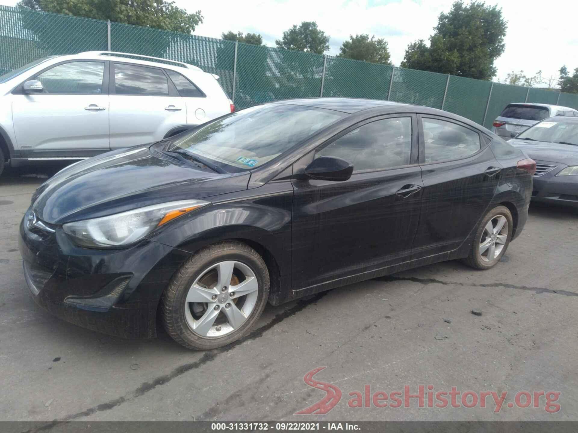 KMHDH4AE3GU583593 2016 HYUNDAI ELANTRA