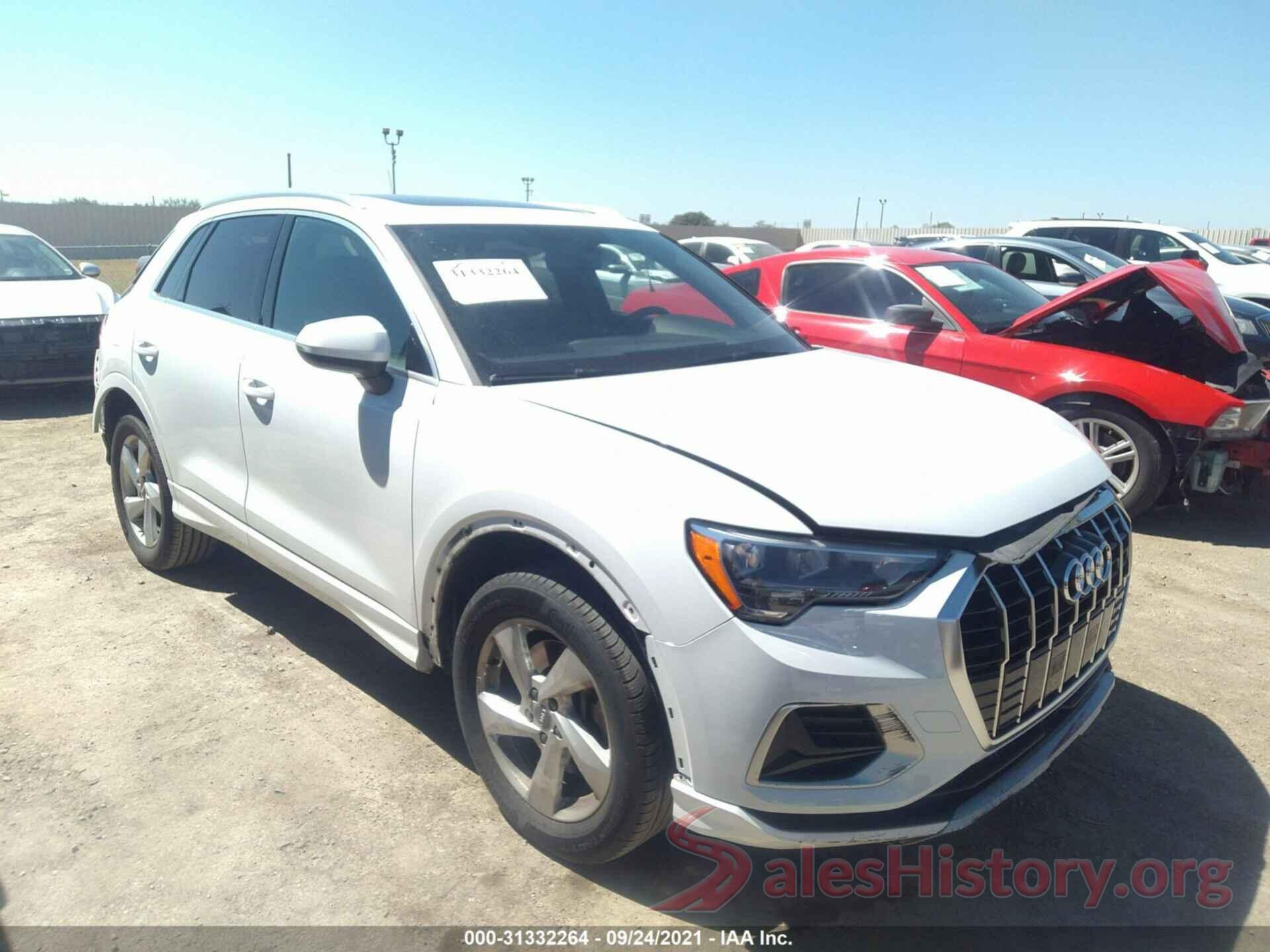 WA1AECF32L1034412 2020 AUDI Q3