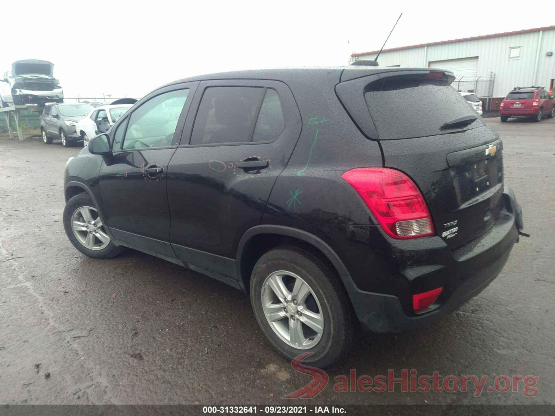 3GNCJKSB1LL128458 2020 CHEVROLET TRAX