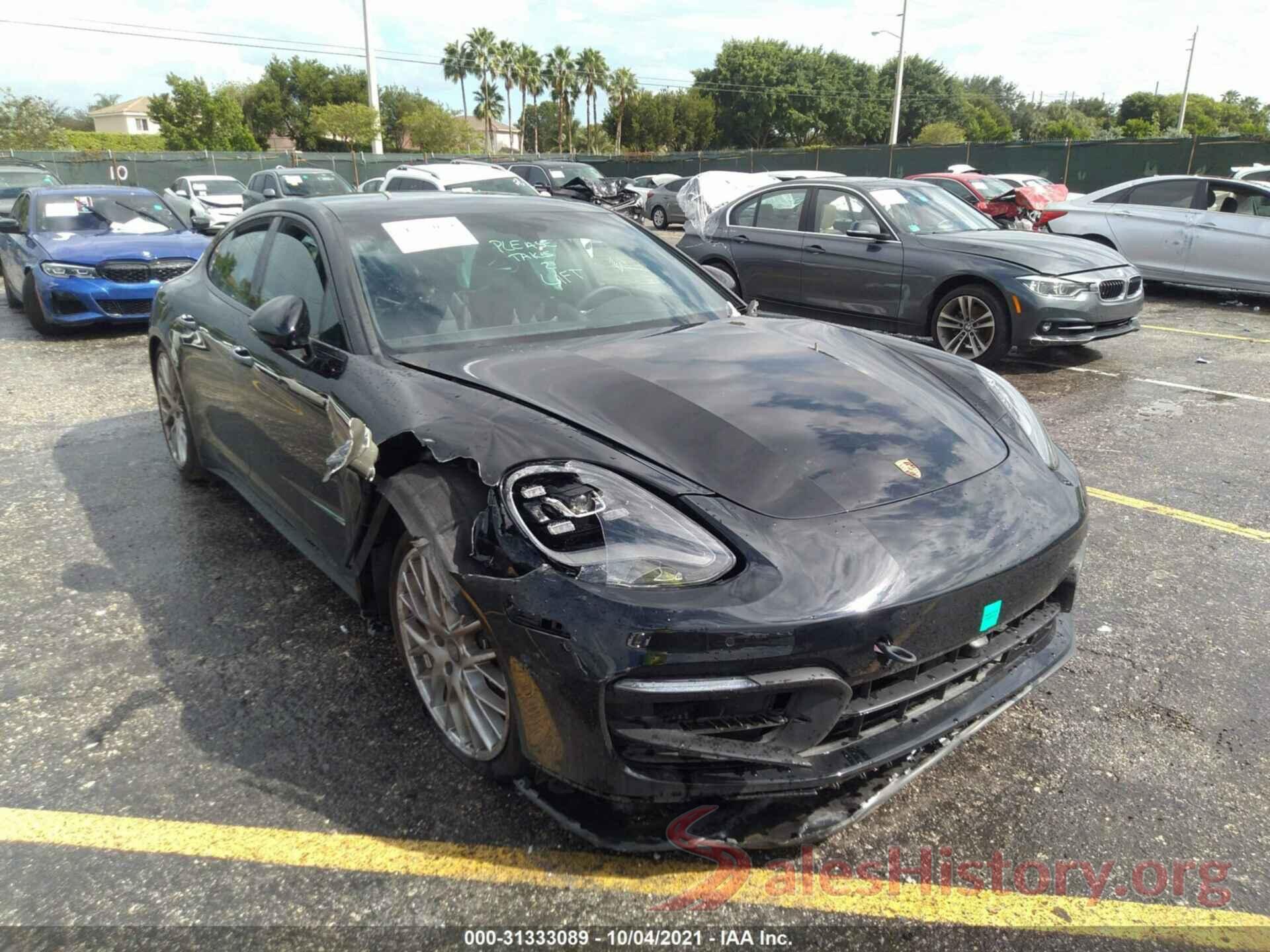 WP0AJ2A72ML116278 2021 PORSCHE PANAMERA