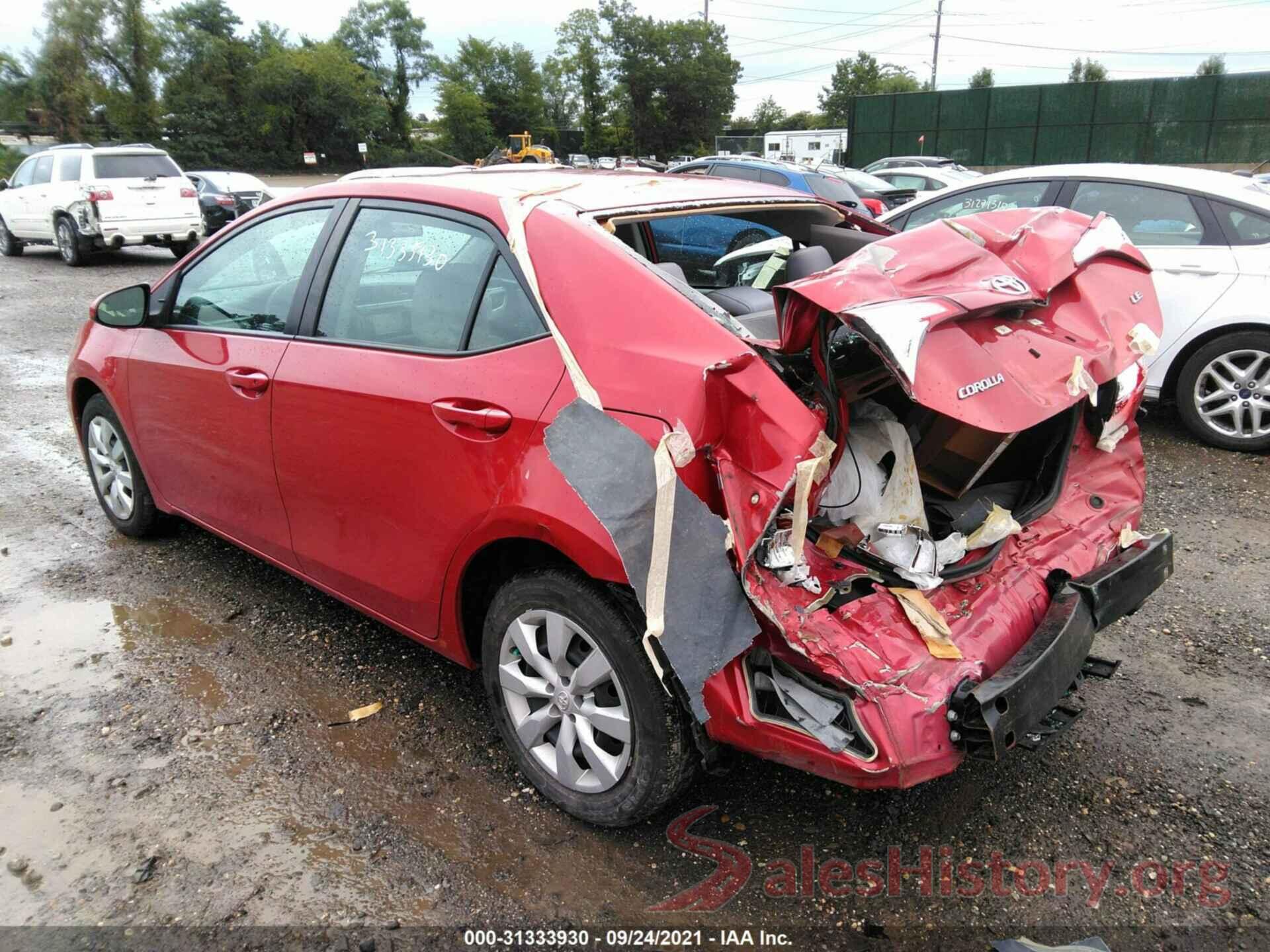 5YFBURHE9GP524605 2016 TOYOTA COROLLA