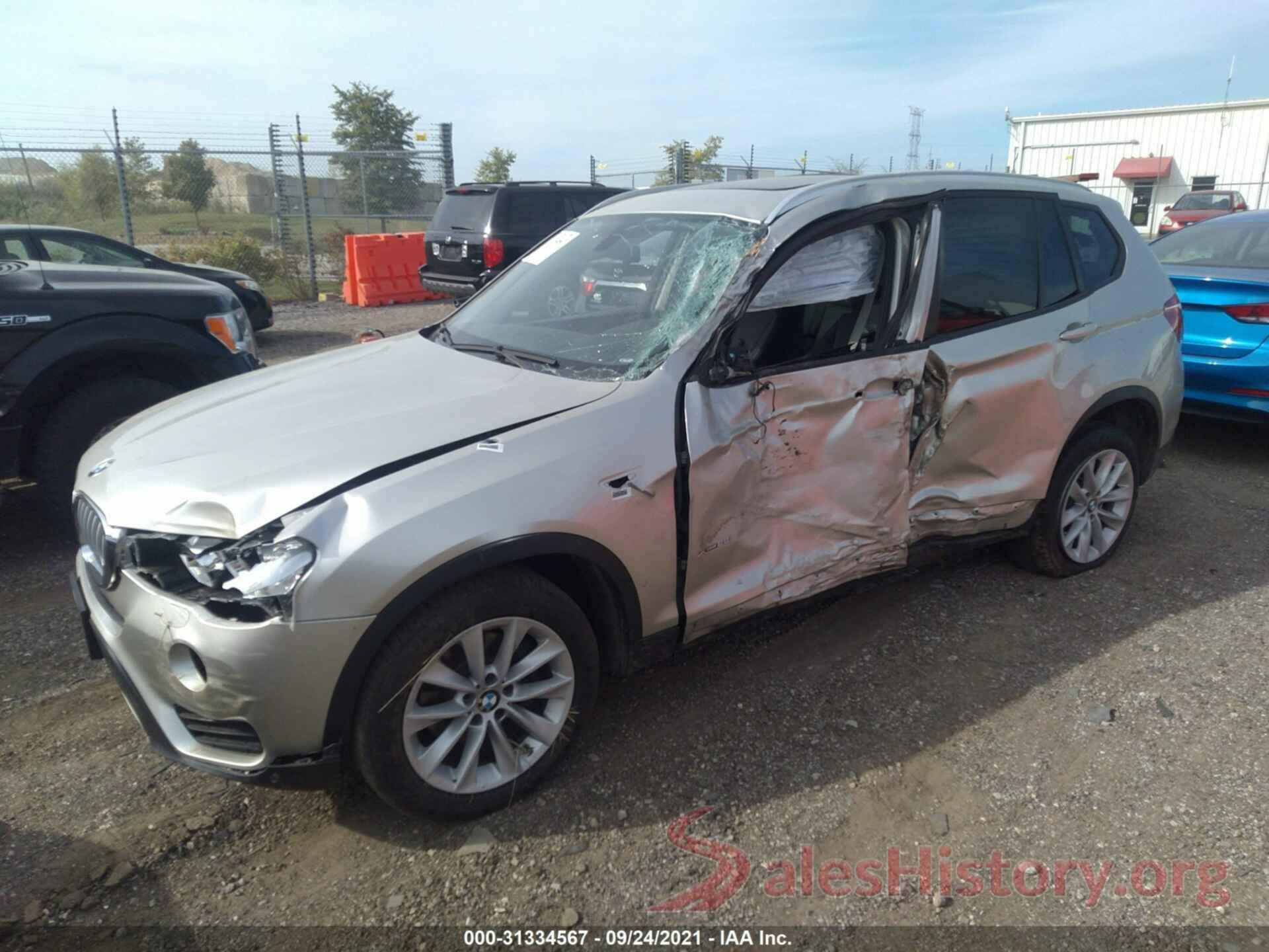 5UXWX9C58G0D78256 2016 BMW X3