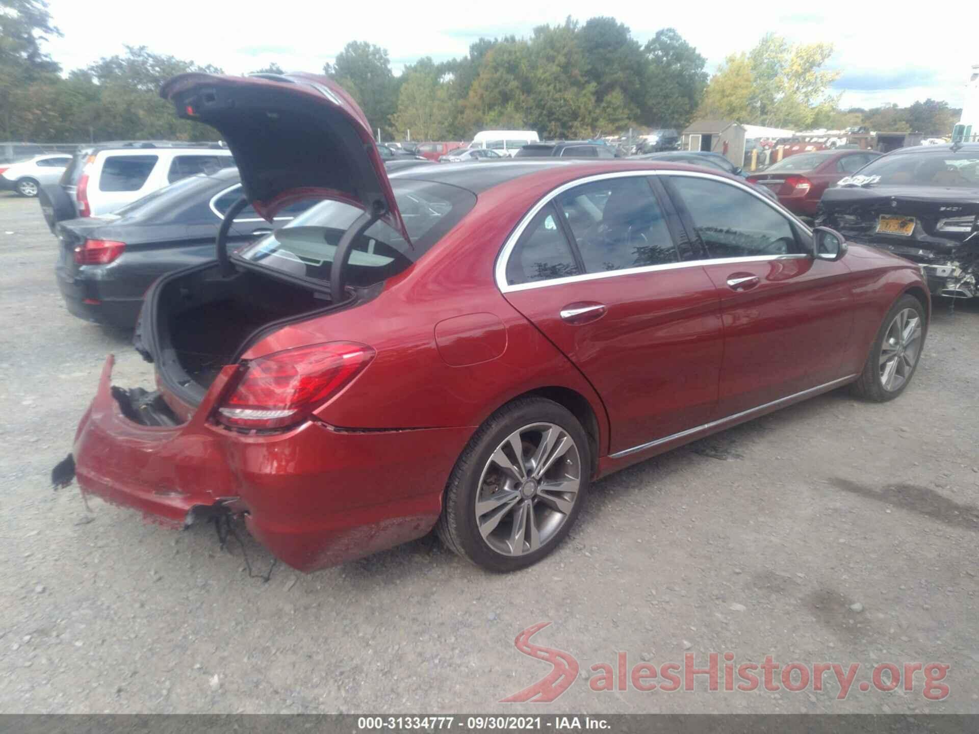 55SWF4KBXGU167202 2016 MERCEDES-BENZ C-CLASS