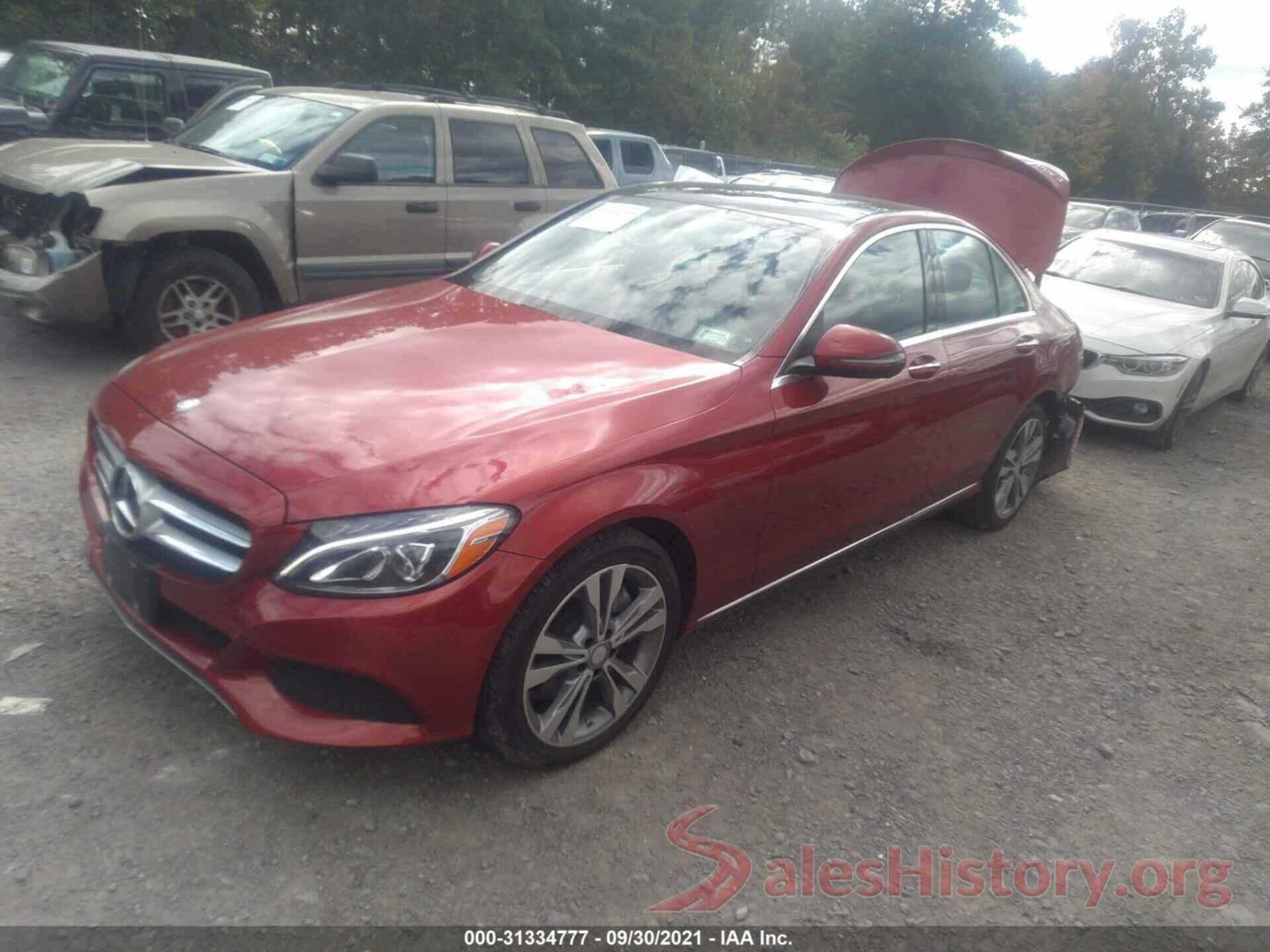 55SWF4KBXGU167202 2016 MERCEDES-BENZ C-CLASS