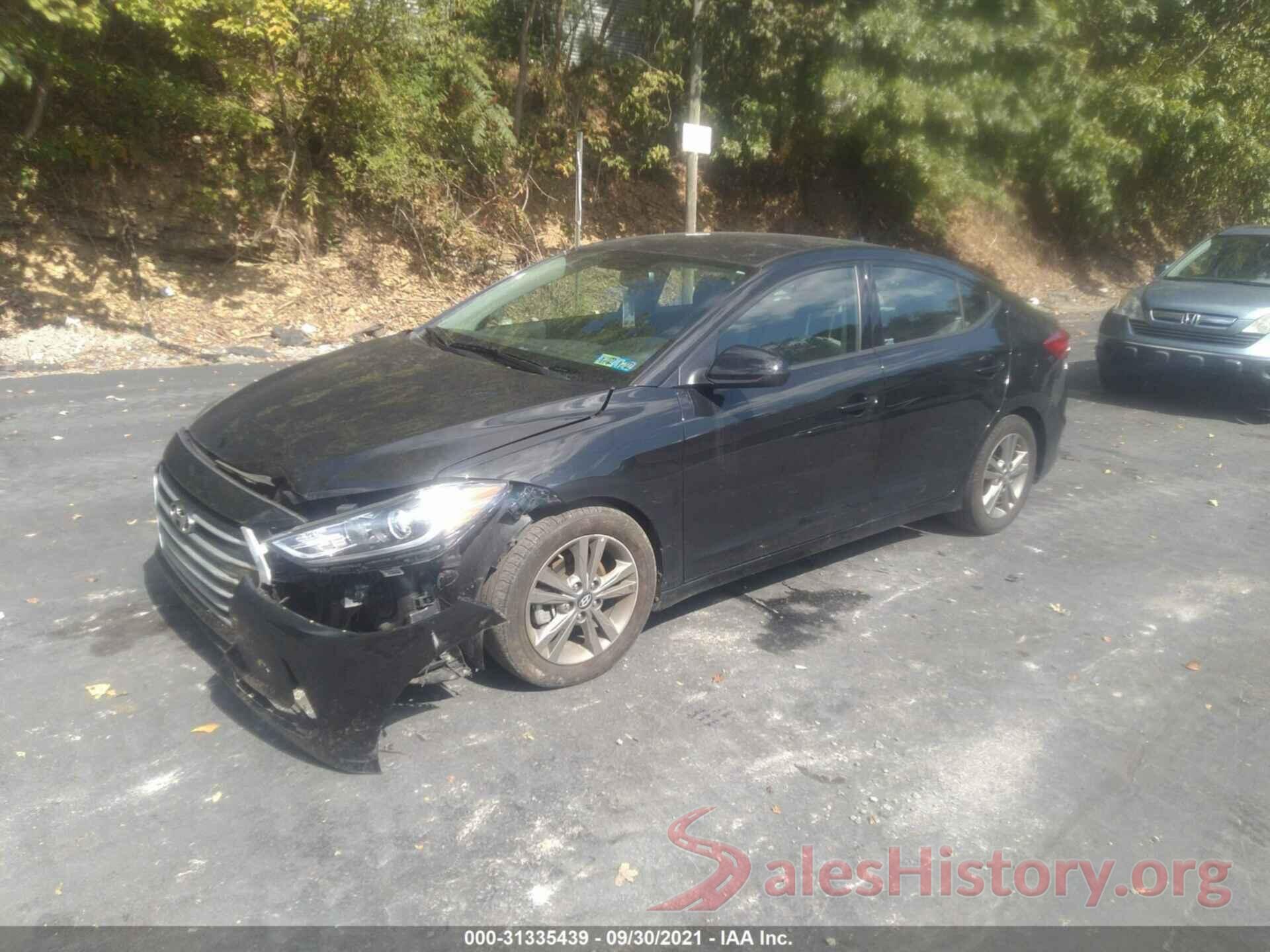 5NPD84LF4JH292919 2018 HYUNDAI ELANTRA