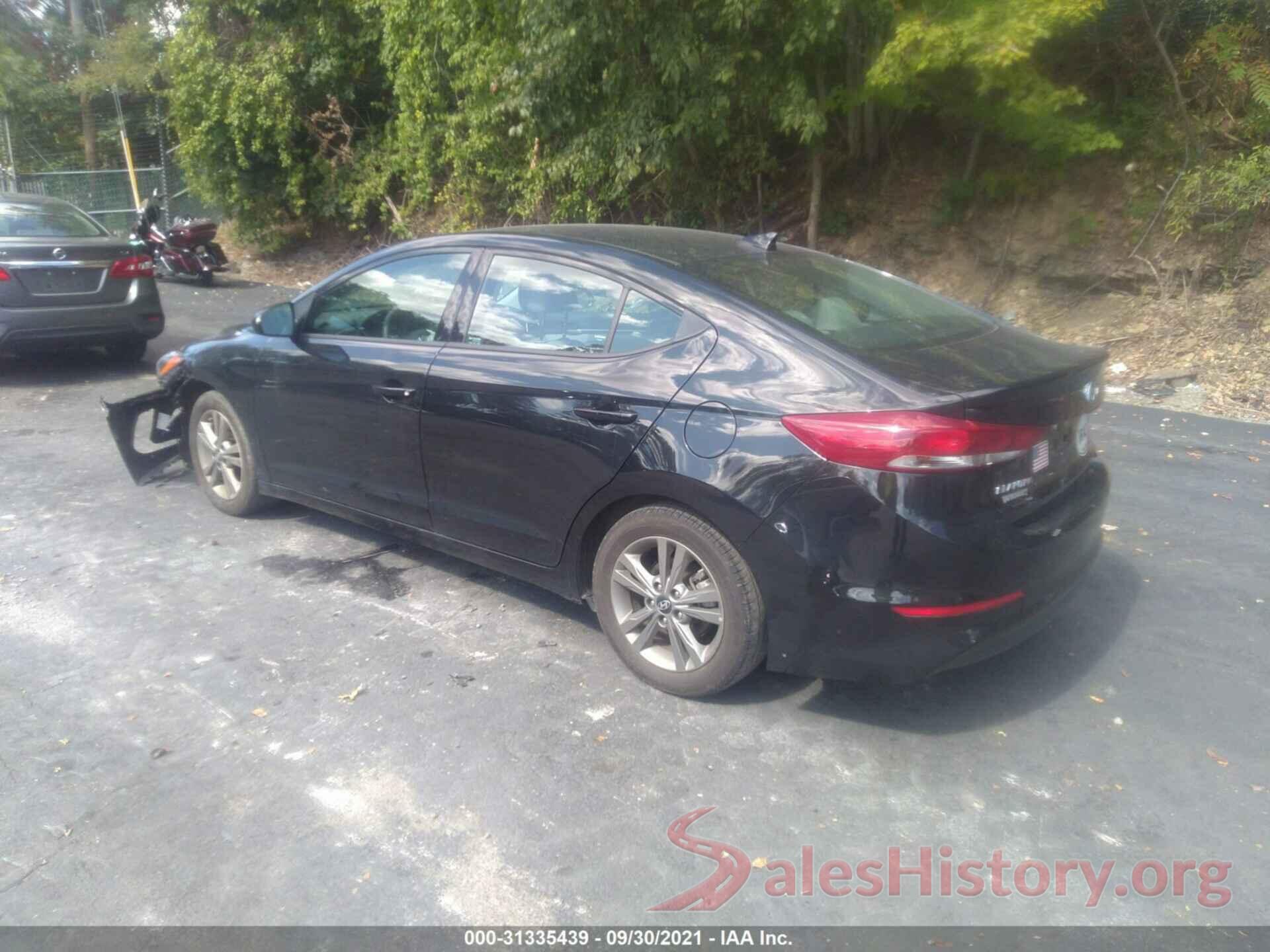 5NPD84LF4JH292919 2018 HYUNDAI ELANTRA