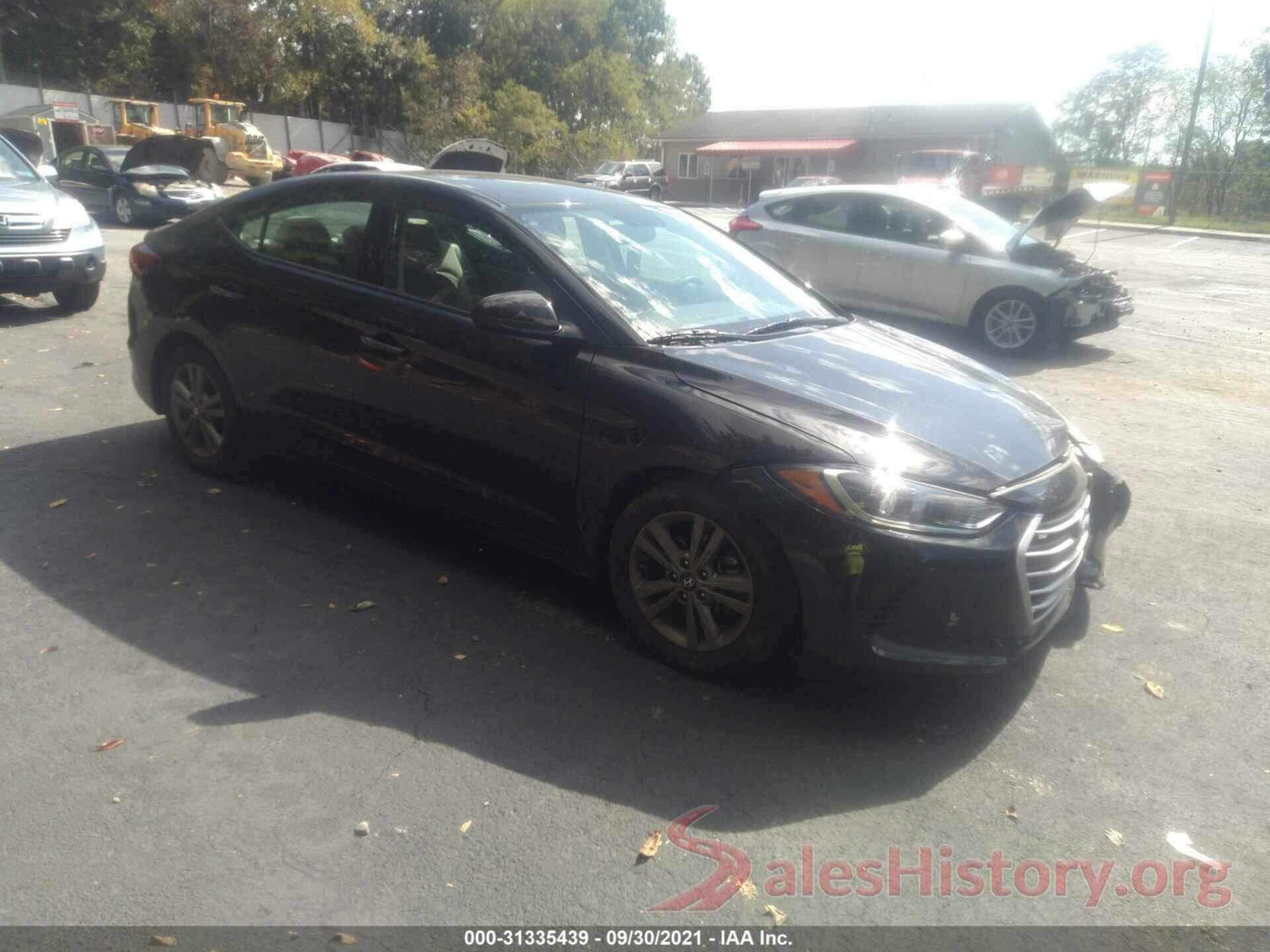 5NPD84LF4JH292919 2018 HYUNDAI ELANTRA