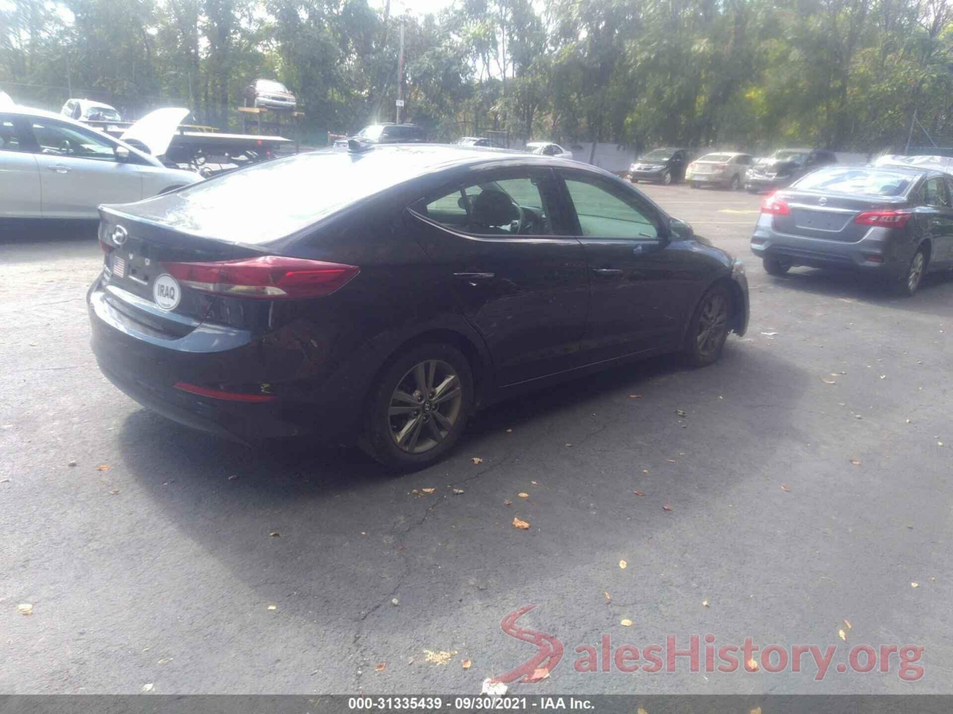 5NPD84LF4JH292919 2018 HYUNDAI ELANTRA