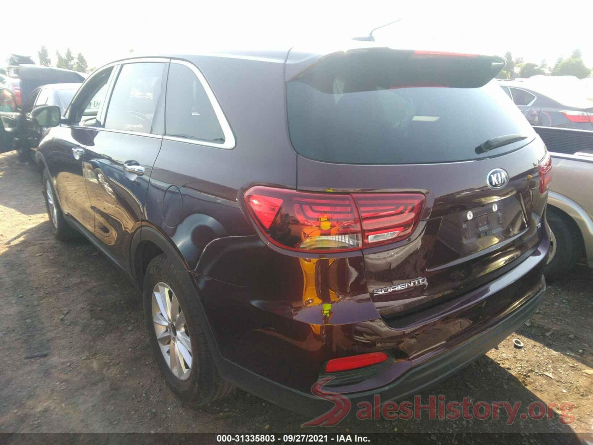 5XYPGDA59KG464297 2019 KIA SORENTO