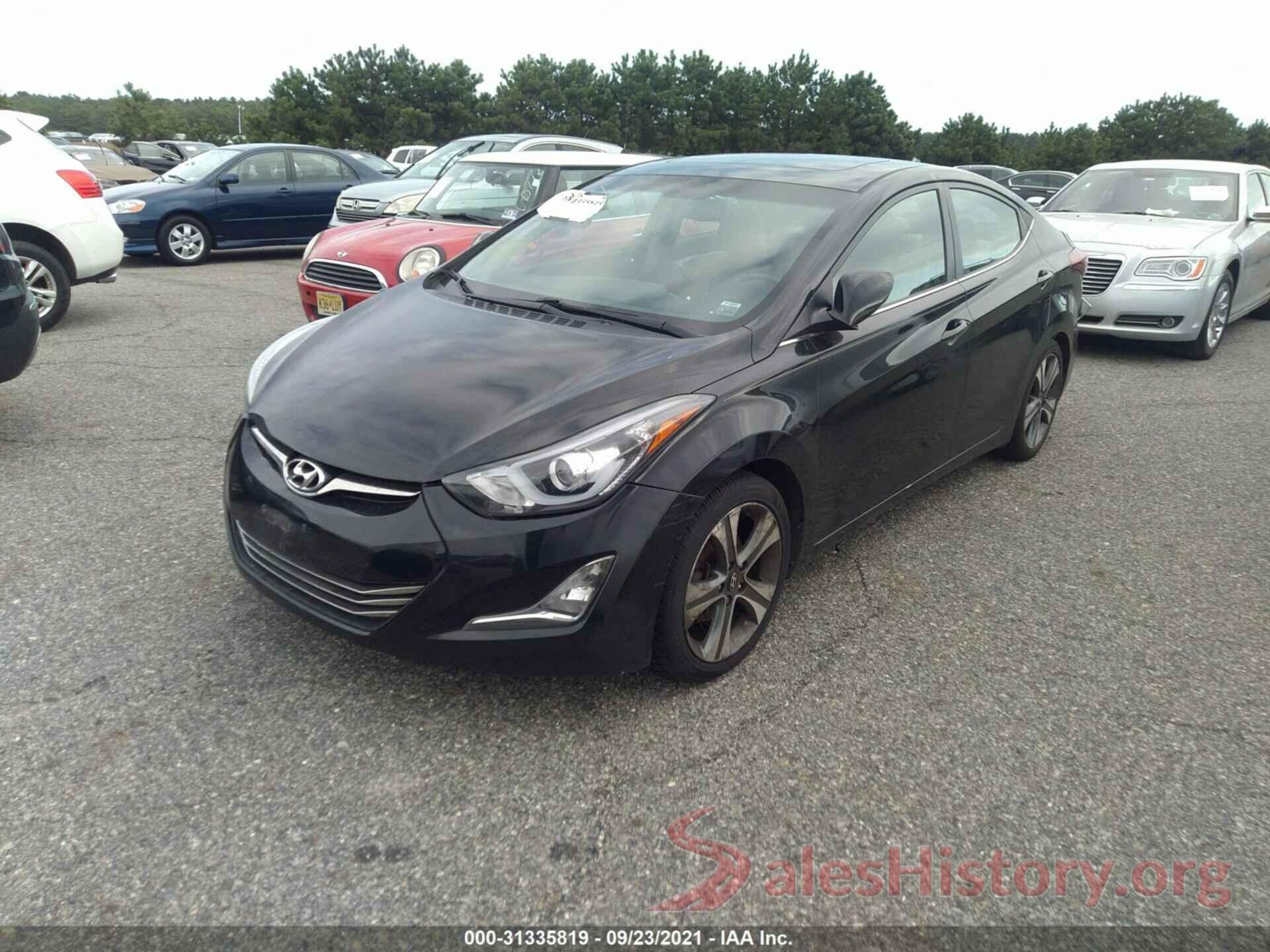 KMHDH4AH4GU534879 2016 HYUNDAI ELANTRA