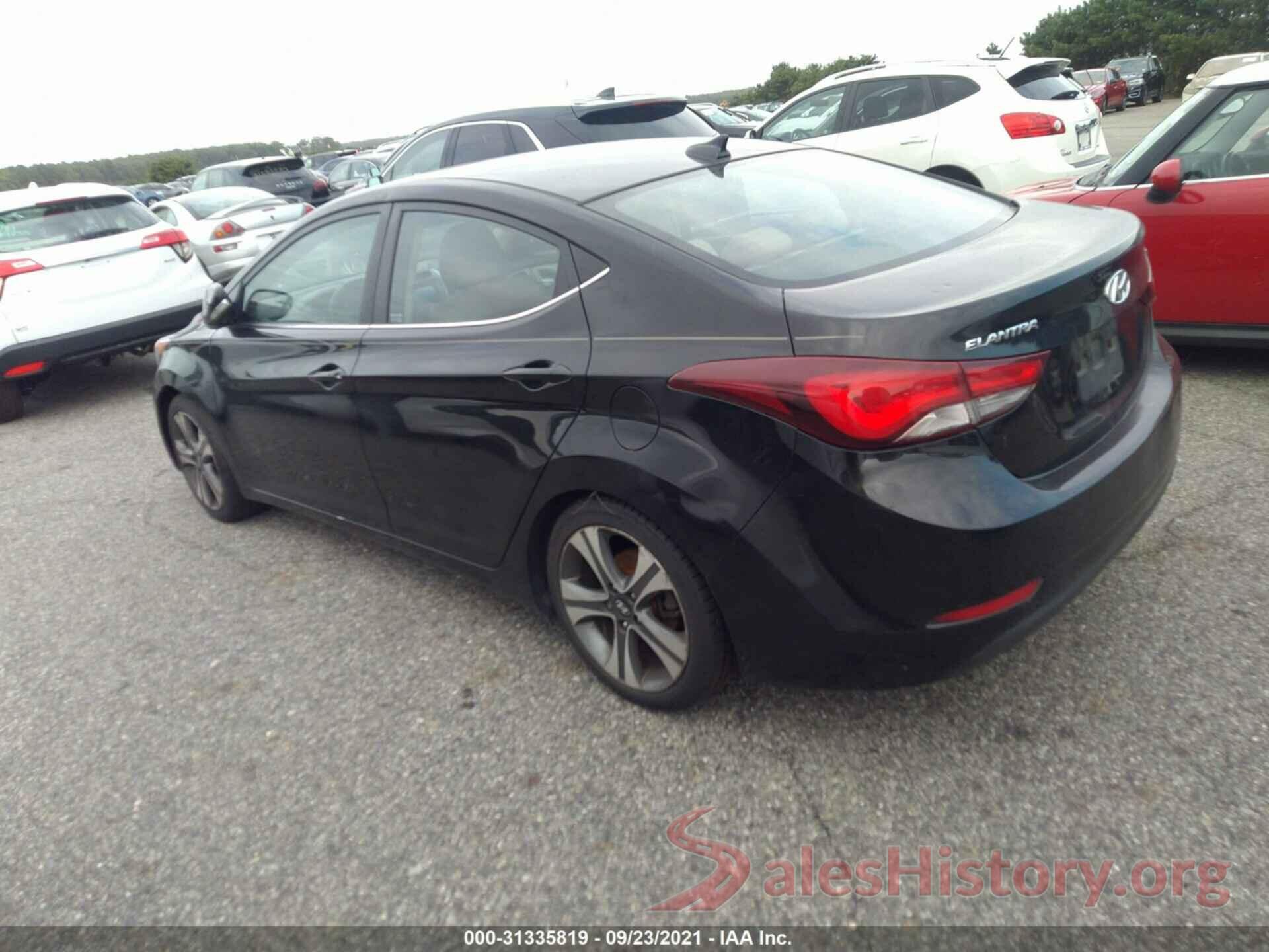 KMHDH4AH4GU534879 2016 HYUNDAI ELANTRA