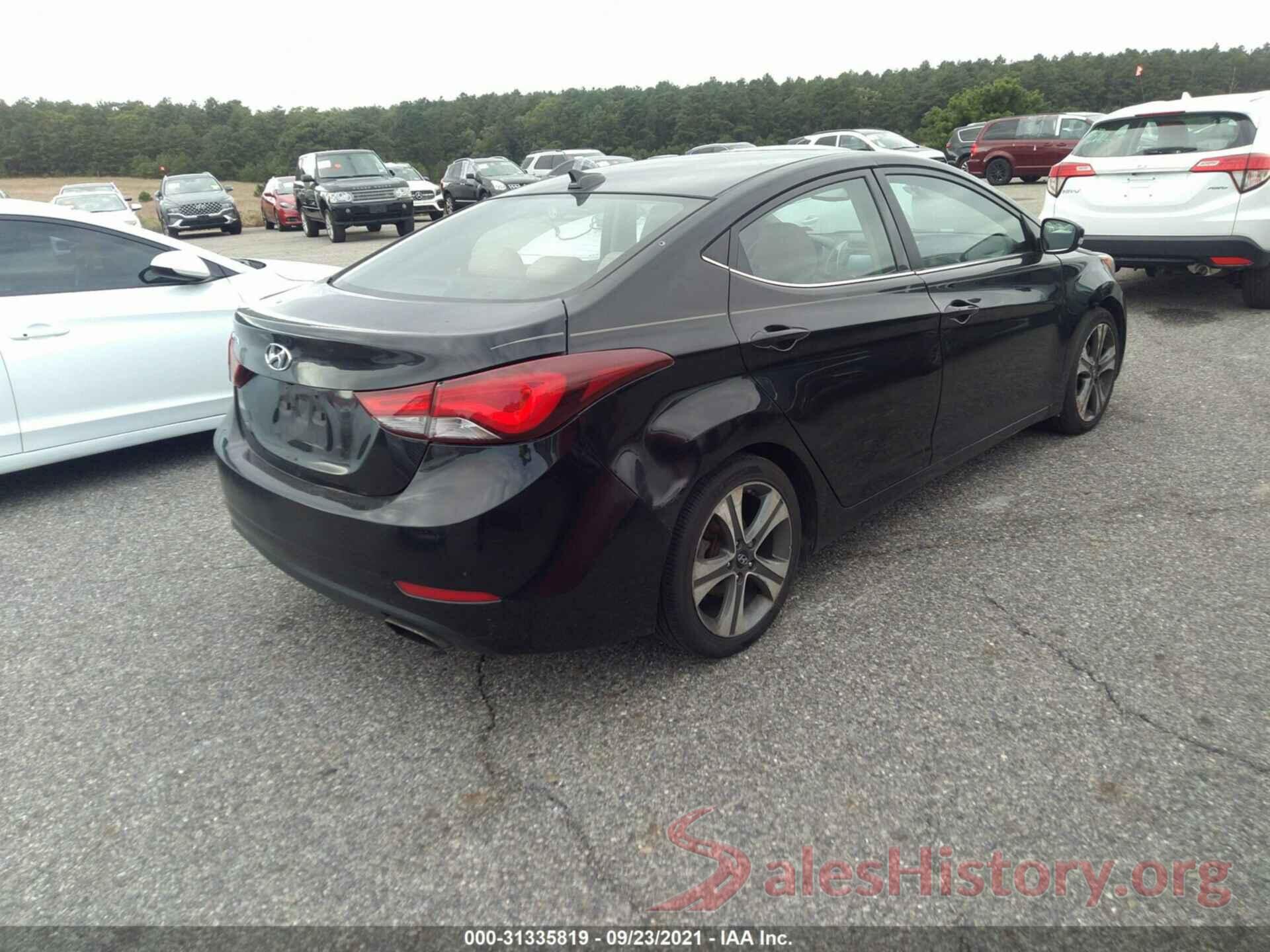 KMHDH4AH4GU534879 2016 HYUNDAI ELANTRA