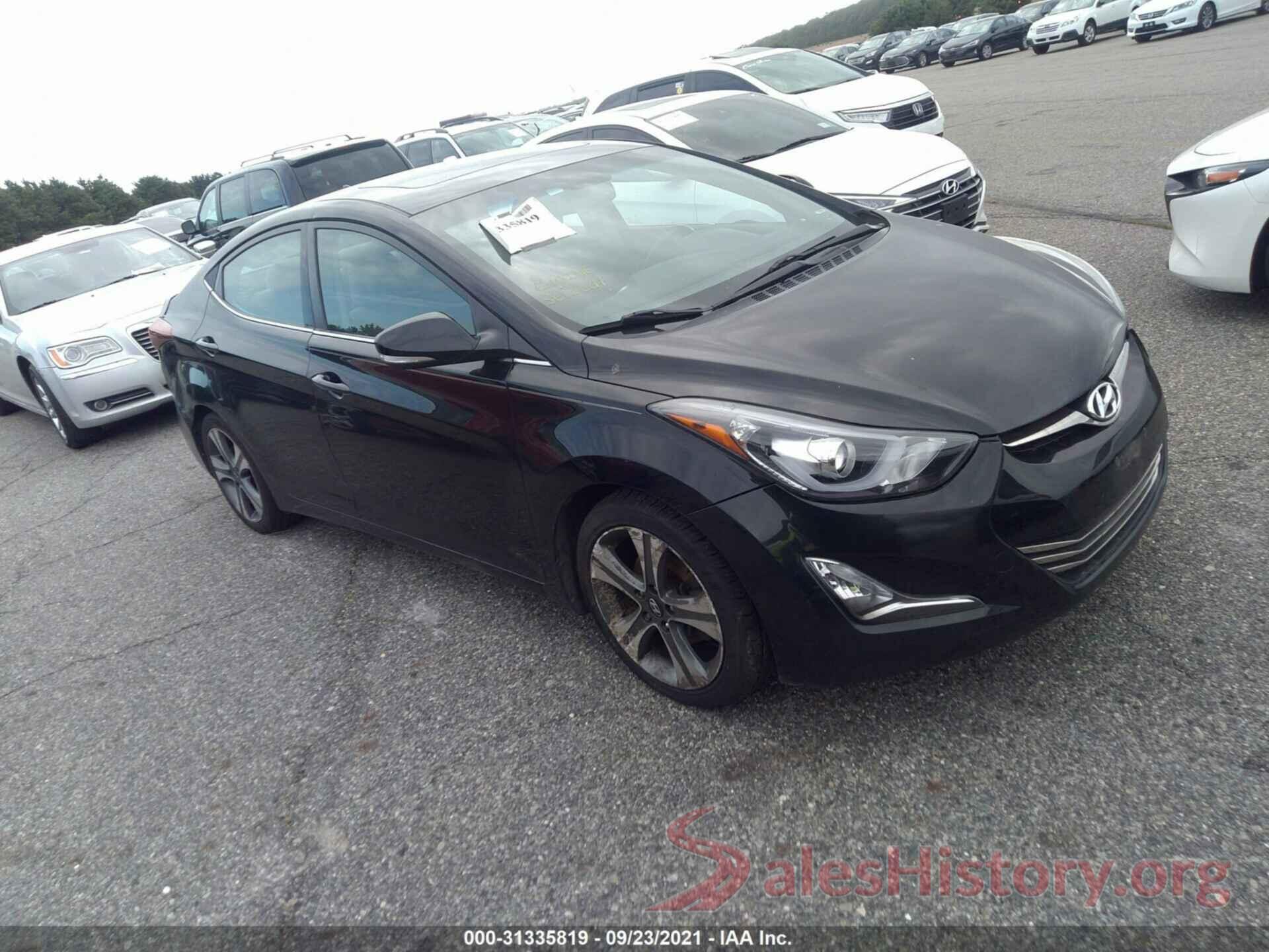 KMHDH4AH4GU534879 2016 HYUNDAI ELANTRA