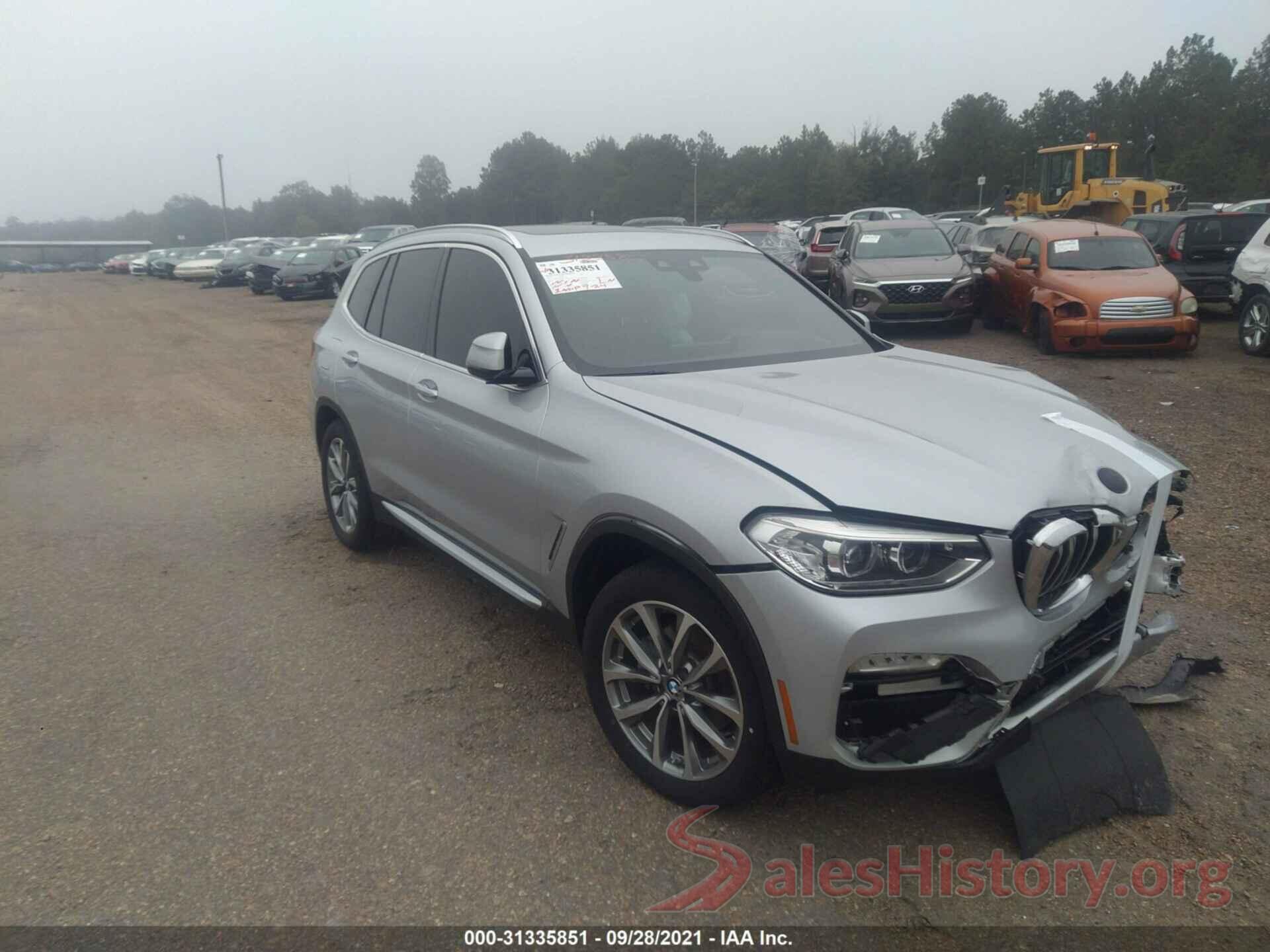 5UXTR9C59KLE17604 2019 BMW X3