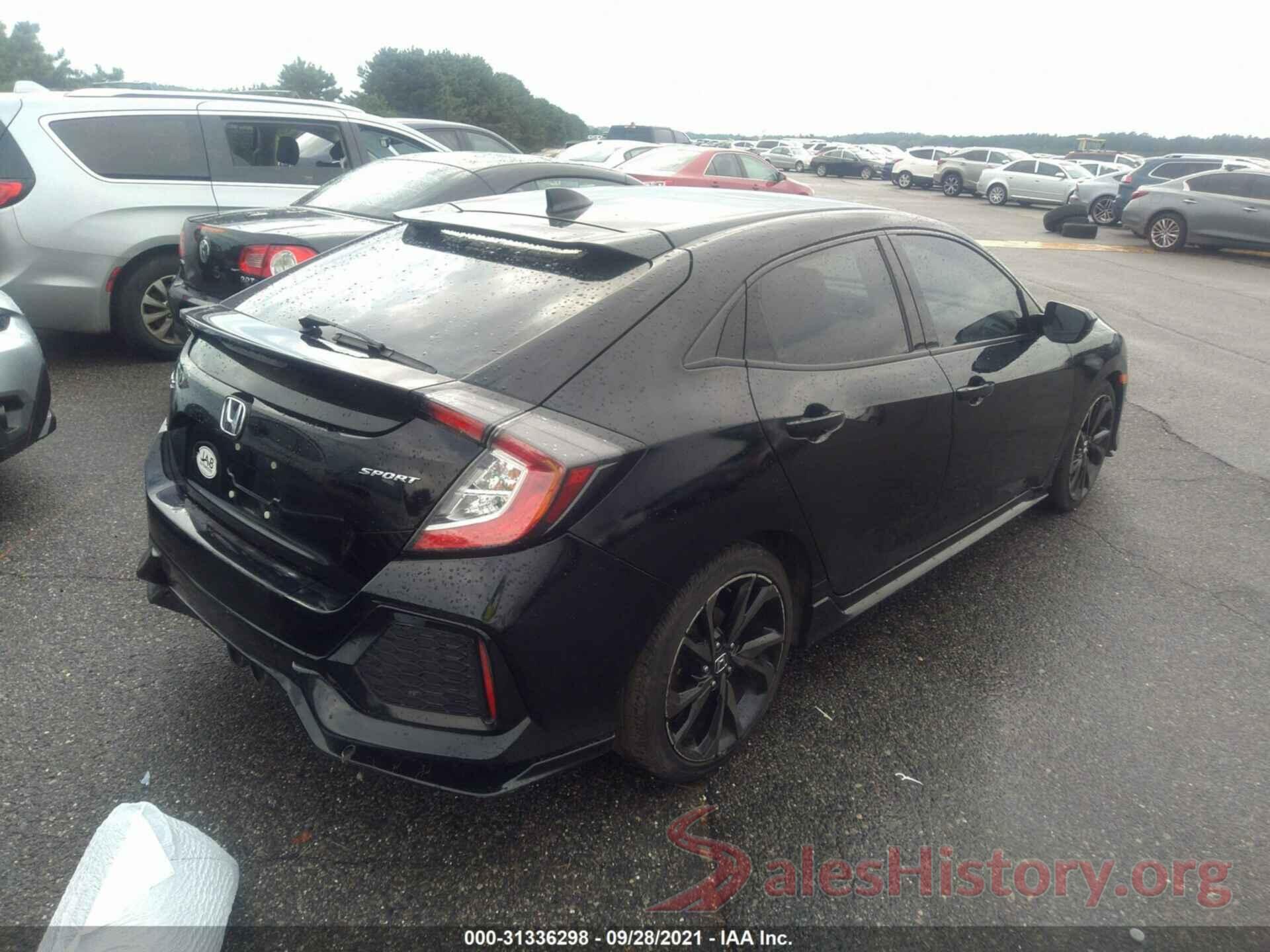 SHHFK7H41KU413648 2019 HONDA CIVIC HATCHBACK