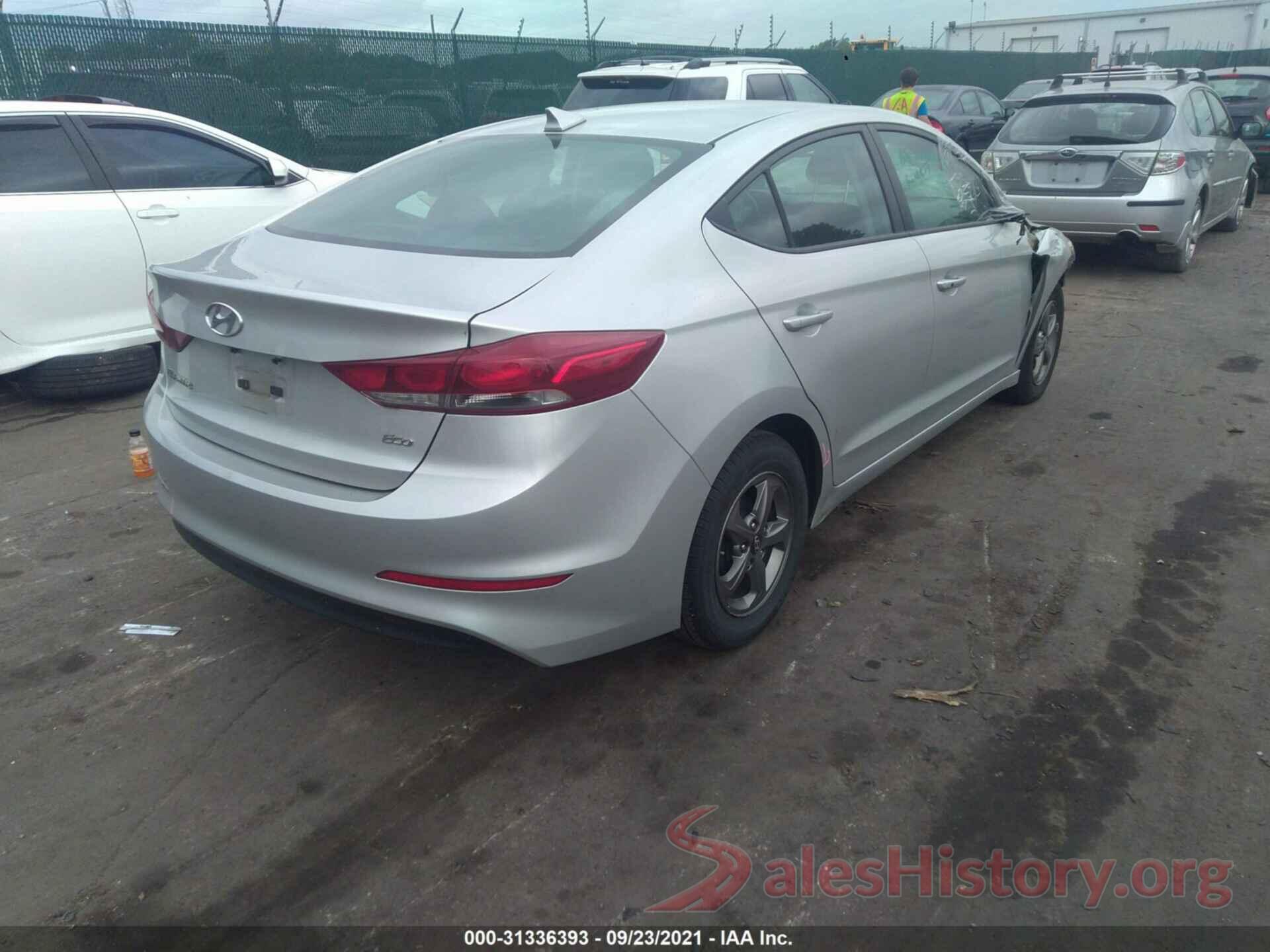 5NPD94LA2JH307001 2018 HYUNDAI ELANTRA