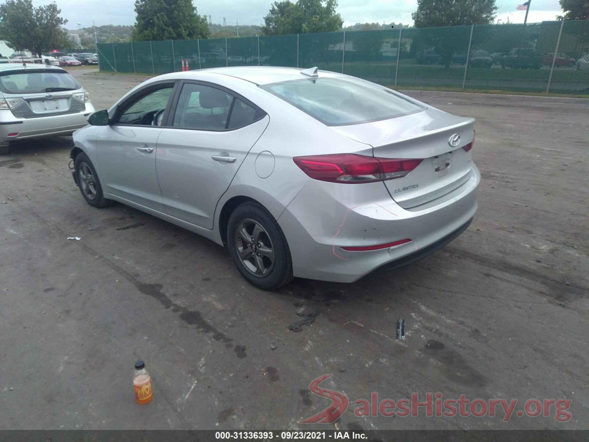 5NPD94LA2JH307001 2018 HYUNDAI ELANTRA