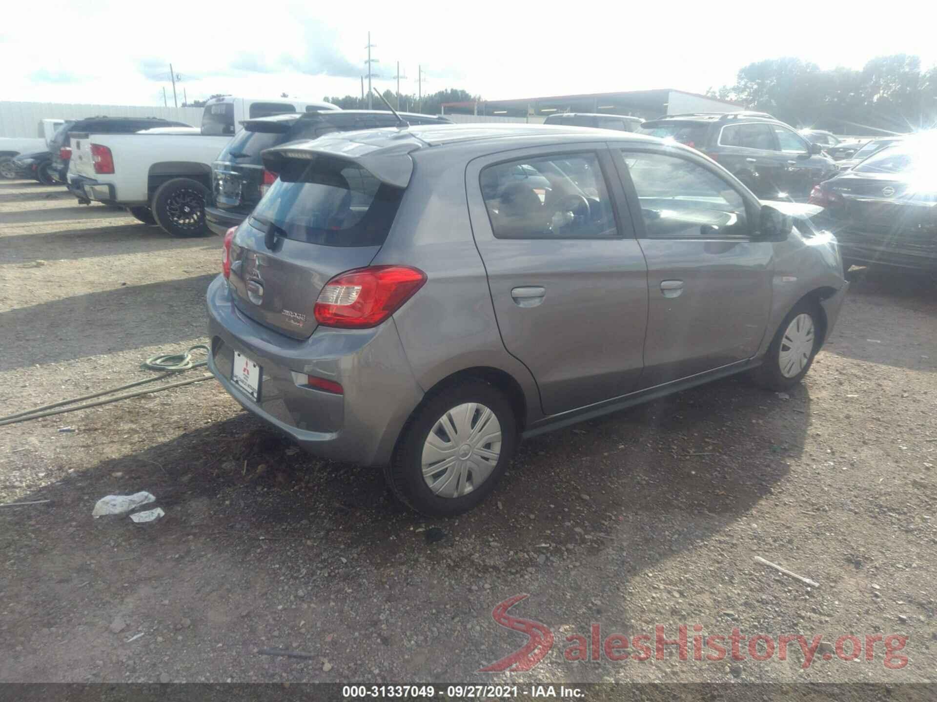 ML32A3HJXKH008425 2019 MITSUBISHI MIRAGE