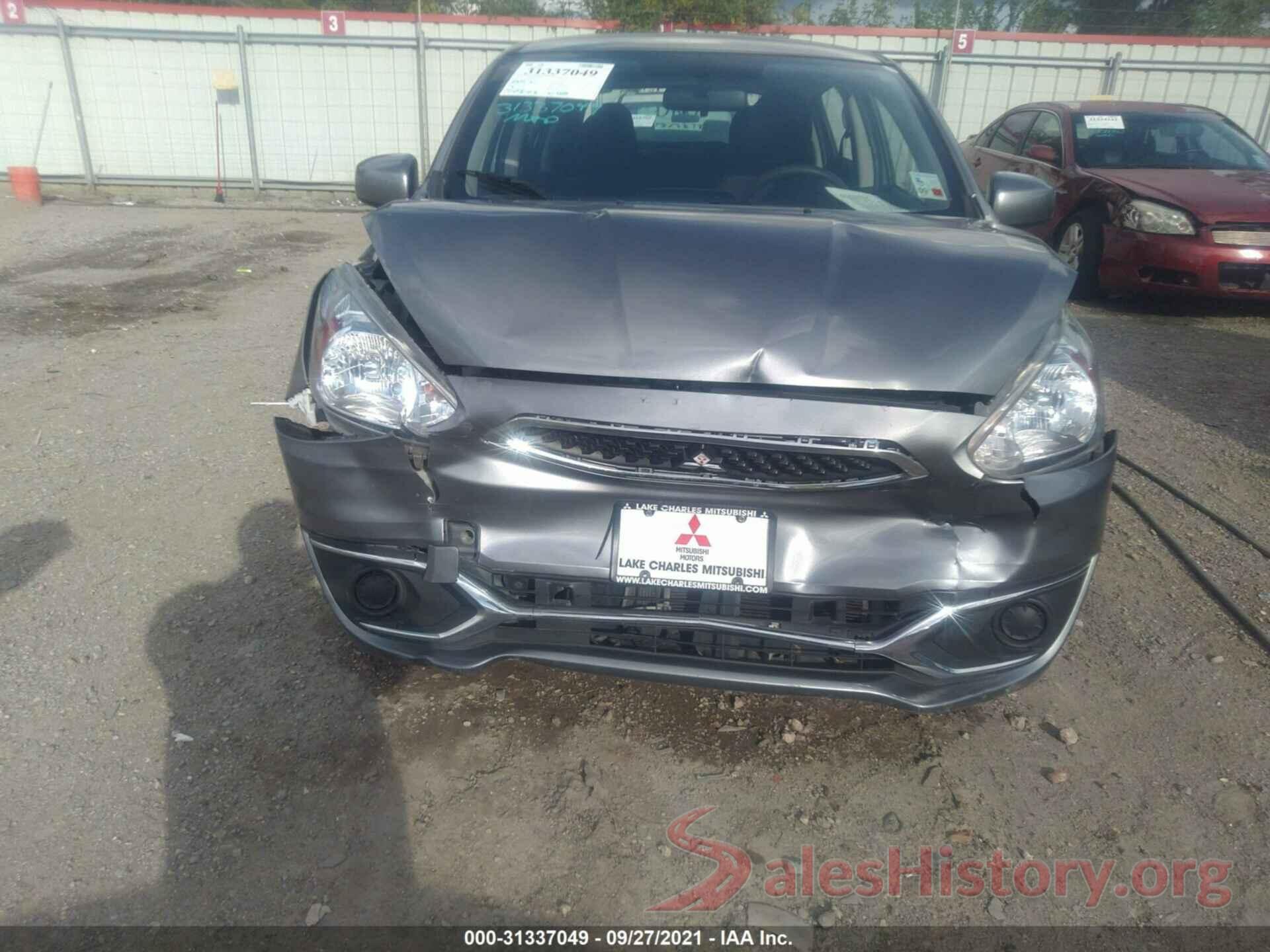 ML32A3HJXKH008425 2019 MITSUBISHI MIRAGE