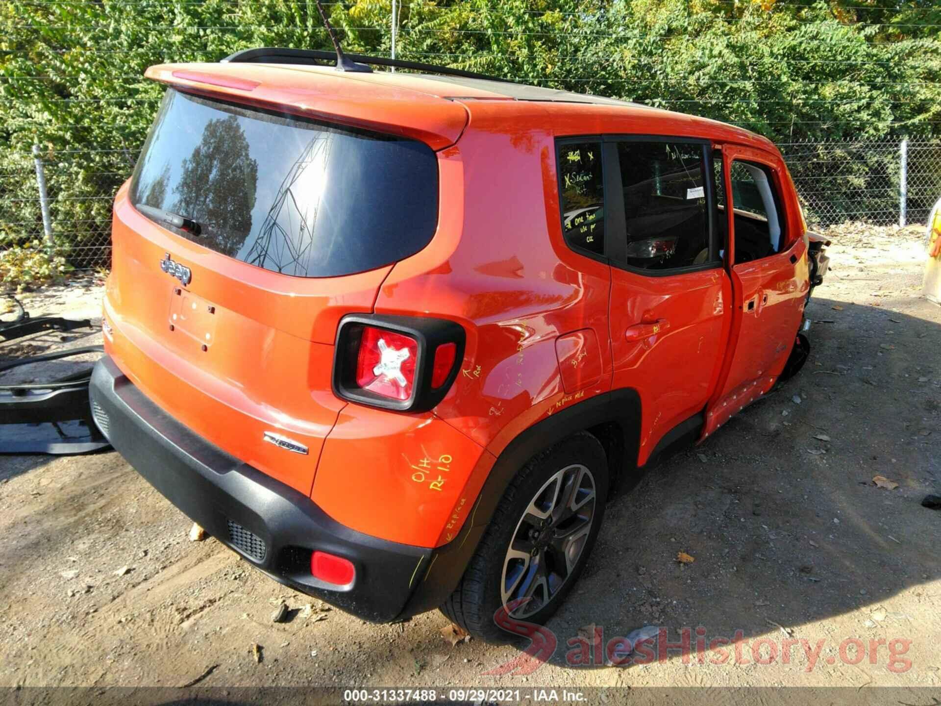 ZACCJBBT2GPC61079 2016 JEEP RENEGADE