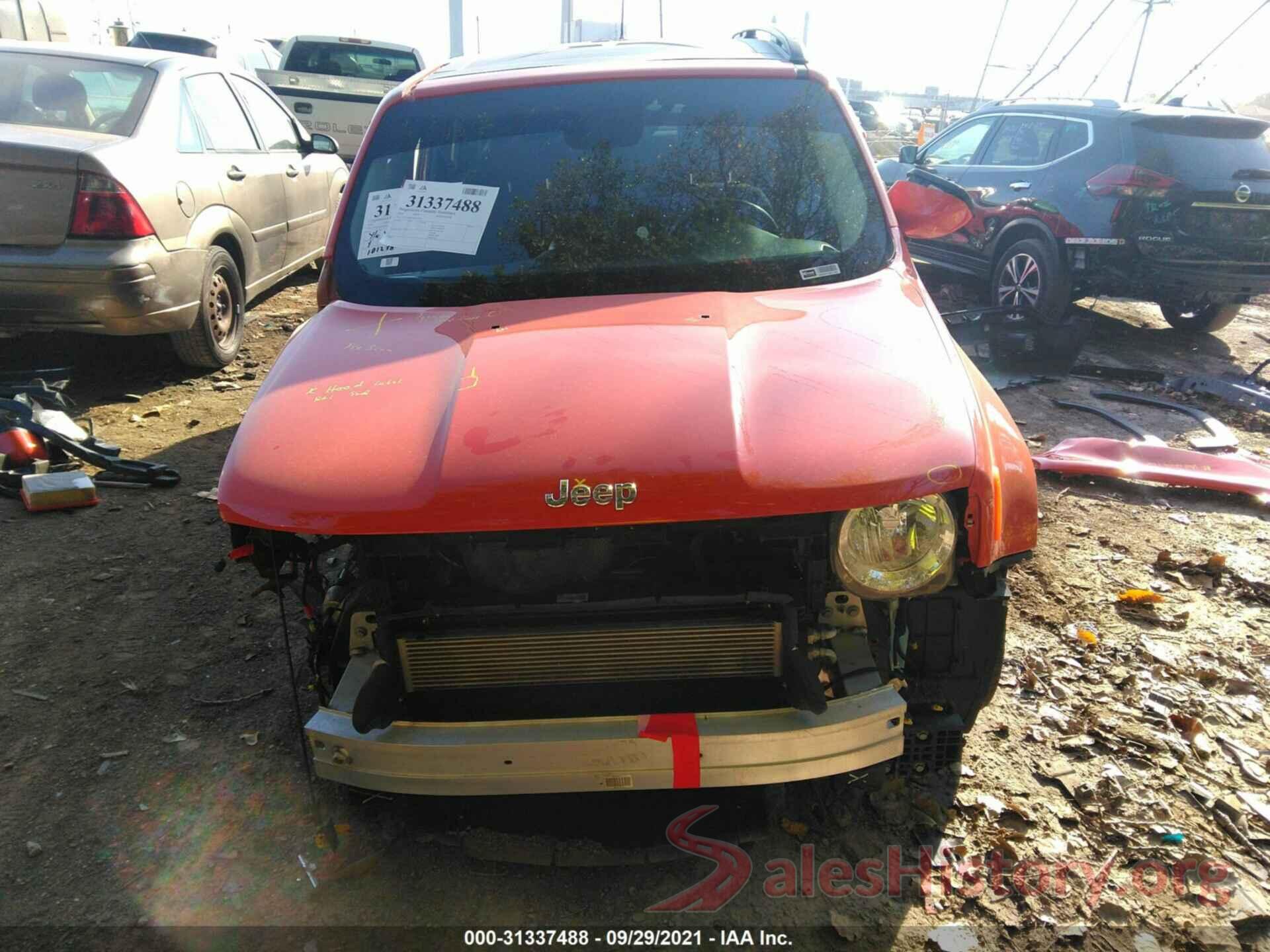 ZACCJBBT2GPC61079 2016 JEEP RENEGADE