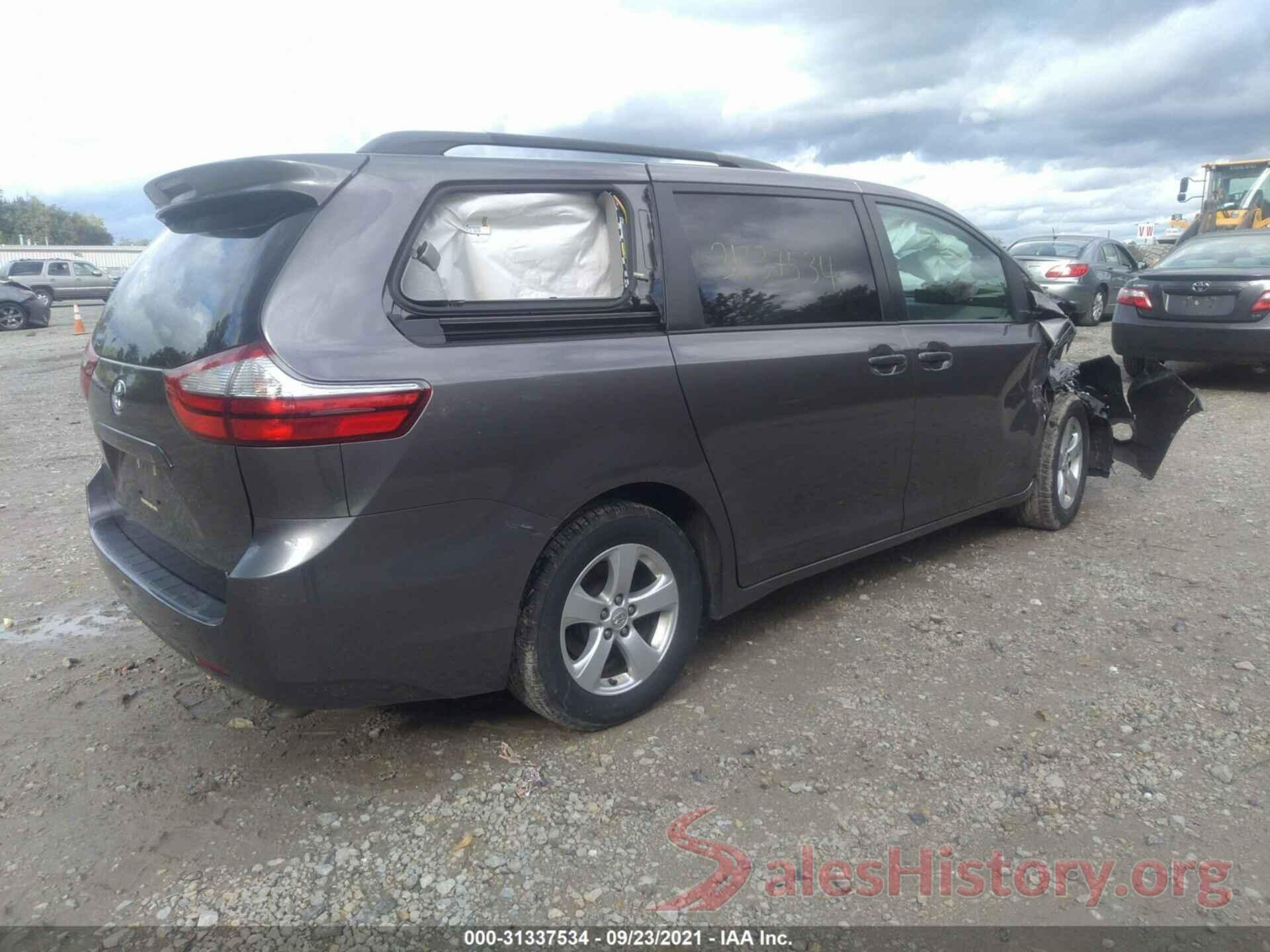 5TDKK3DC9GS714211 2016 TOYOTA SIENNA